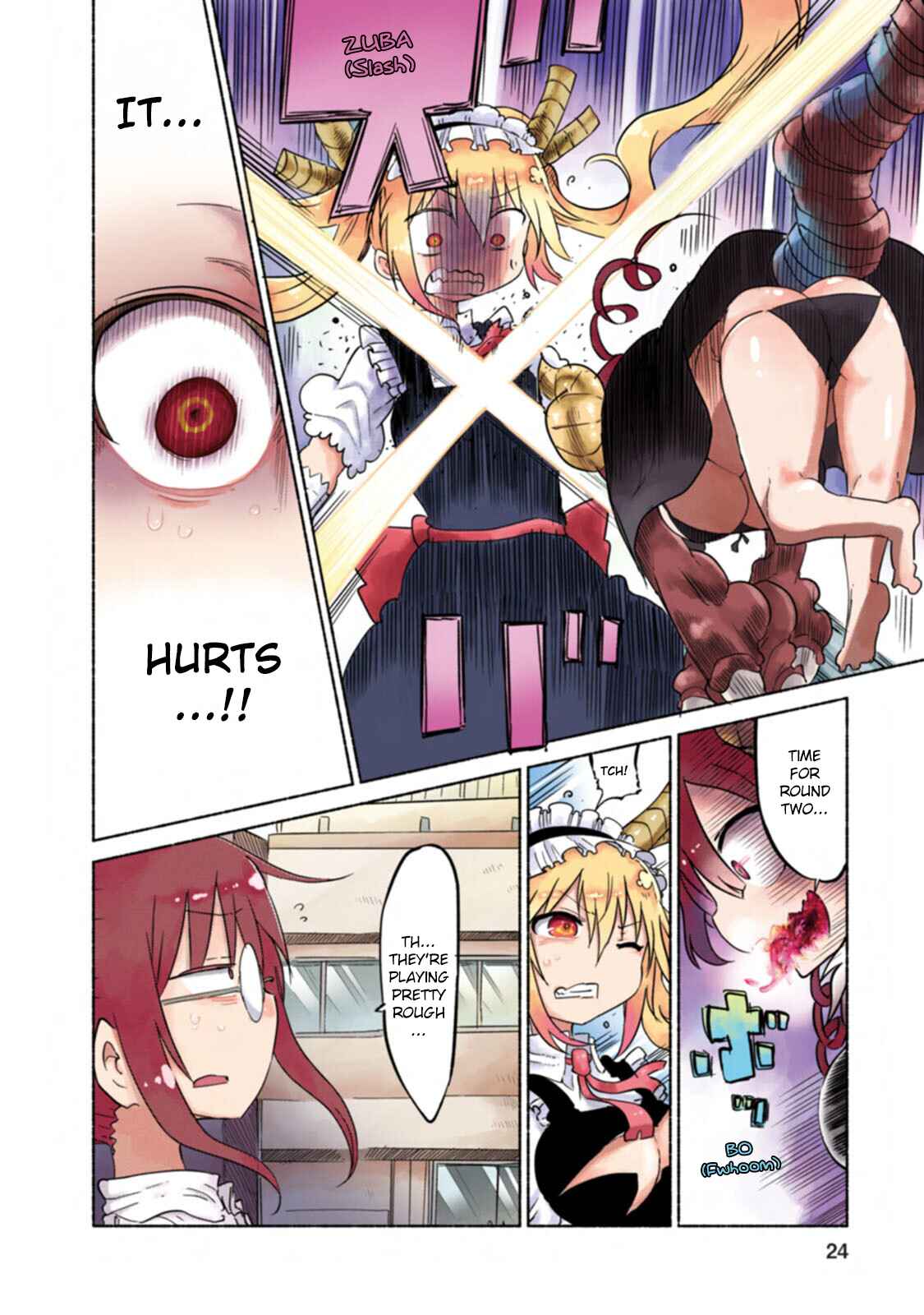 Page 8 Chapter 2 Kobayashi-san Chi no Maid Dragon (Official Colored)