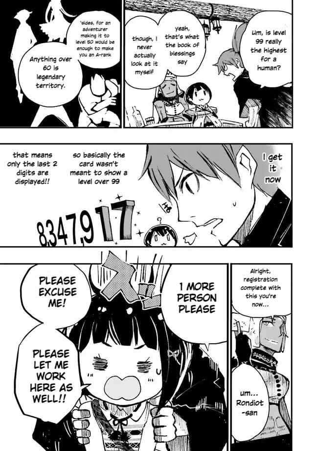 Page 3 Chapter 2.3 Skill ga Nakereba Level wo Ageru ~99 ga Kansuto no Sekai De Level 800 Man Kara Sutato~