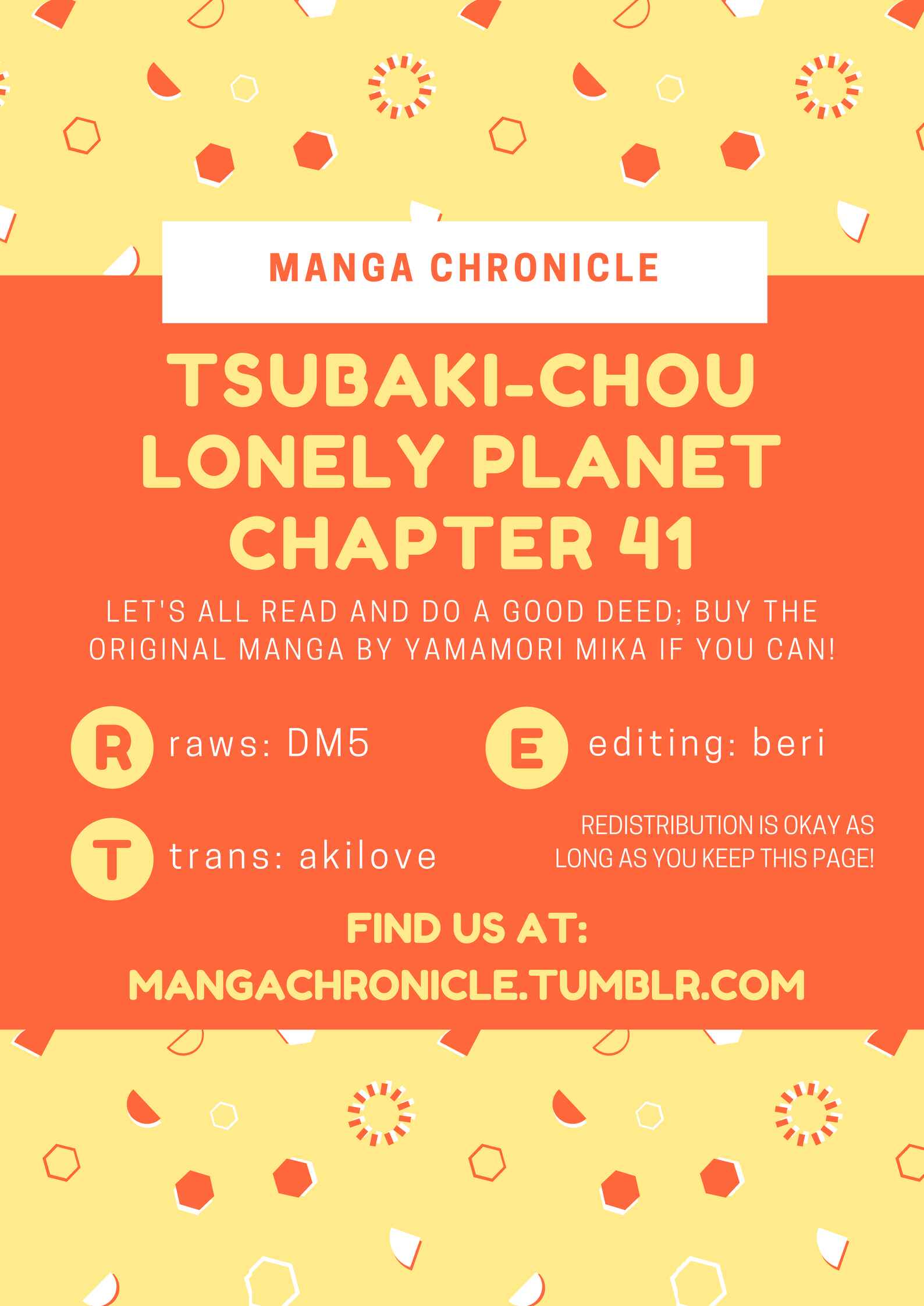 Page 1 Chapter 41 Tsubaki-chou Lonely Planet