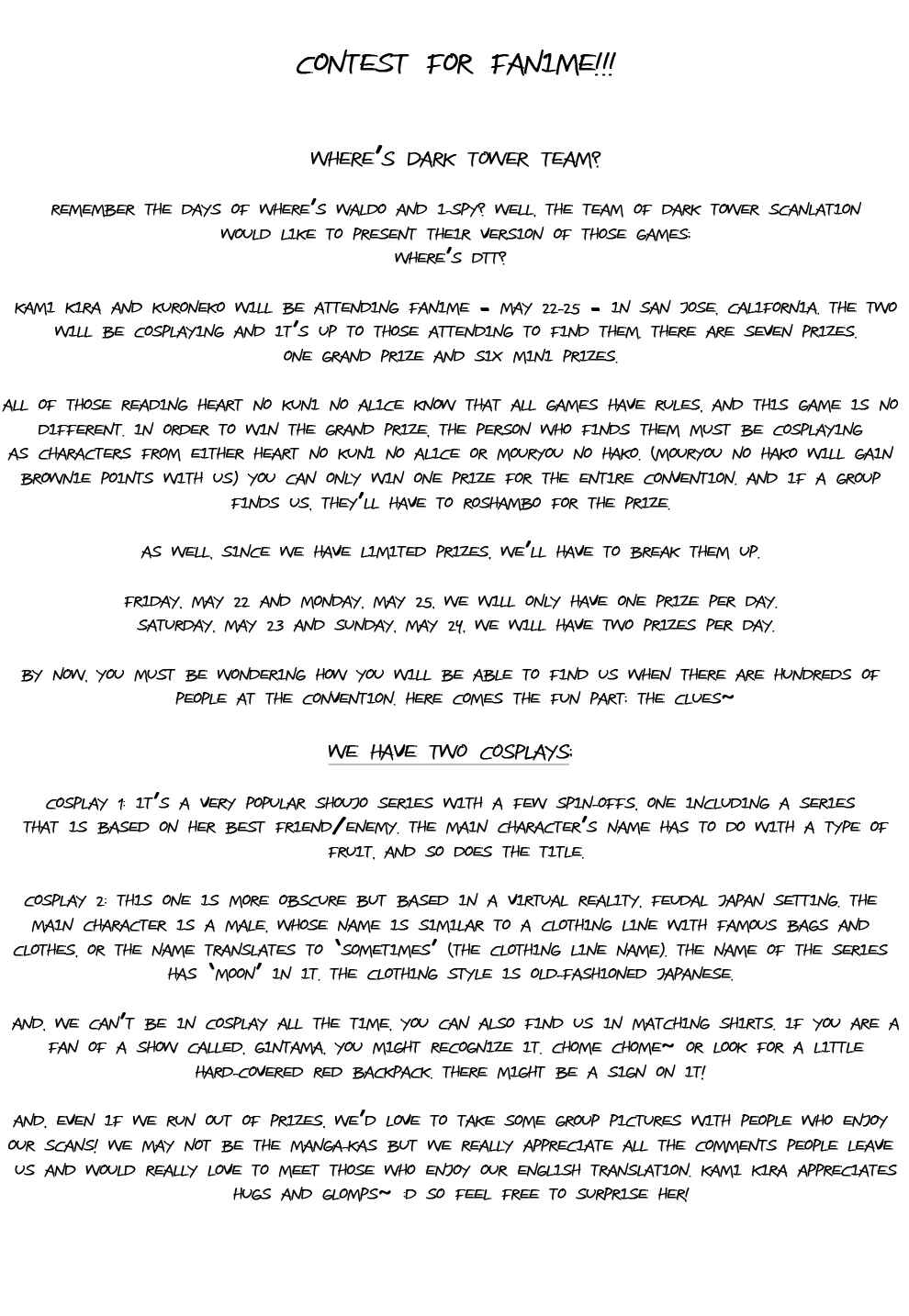 Page 1 Chapter 3 Heart no Kuni no Alice