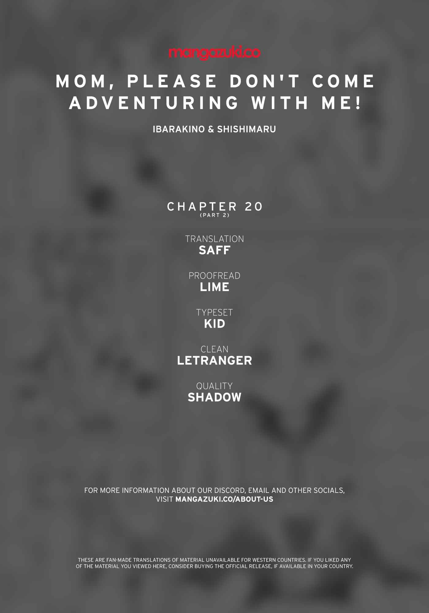 Page 1 Chapter 20.2 I can Go Adventuring by Myself, Mom!: The Son Raised by the Strongest Overprotective Dragon-Mom
