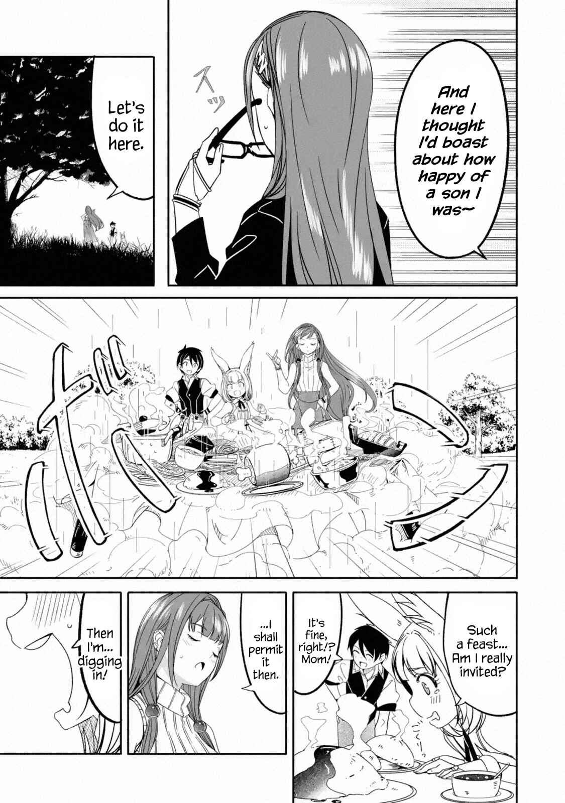 Page 1 Chapter 3.2 I can Go Adventuring by Myself, Mom!: The Son Raised by the Strongest Overprotective Dragon-Mom