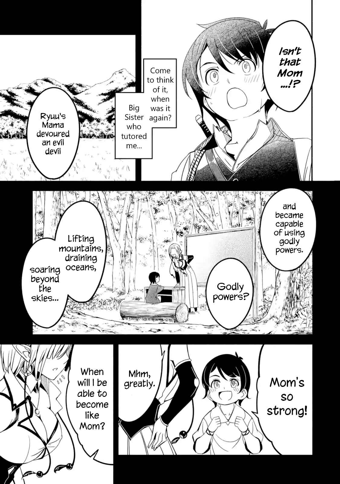 Page 12 Chapter 2.1 I can Go Adventuring by Myself, Mom!: The Son Raised by the Strongest Overprotective Dragon-Mom