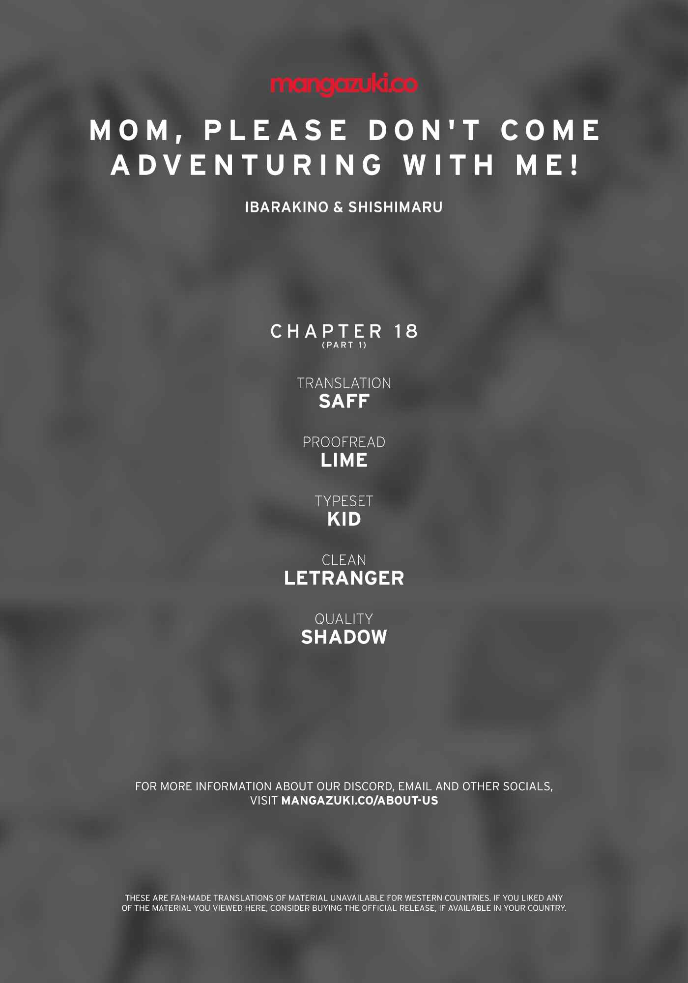 Page 1 Chapter 18.1 I can Go Adventuring by Myself, Mom!: The Son Raised by the Strongest Overprotective Dragon-Mom