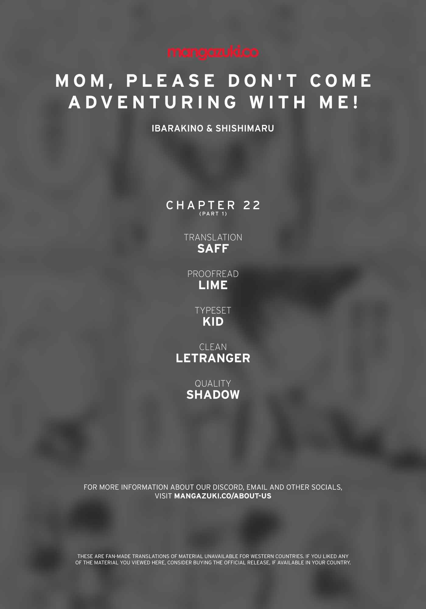 Page 1 Chapter 22.1 I can Go Adventuring by Myself, Mom!: The Son Raised by the Strongest Overprotective Dragon-Mom