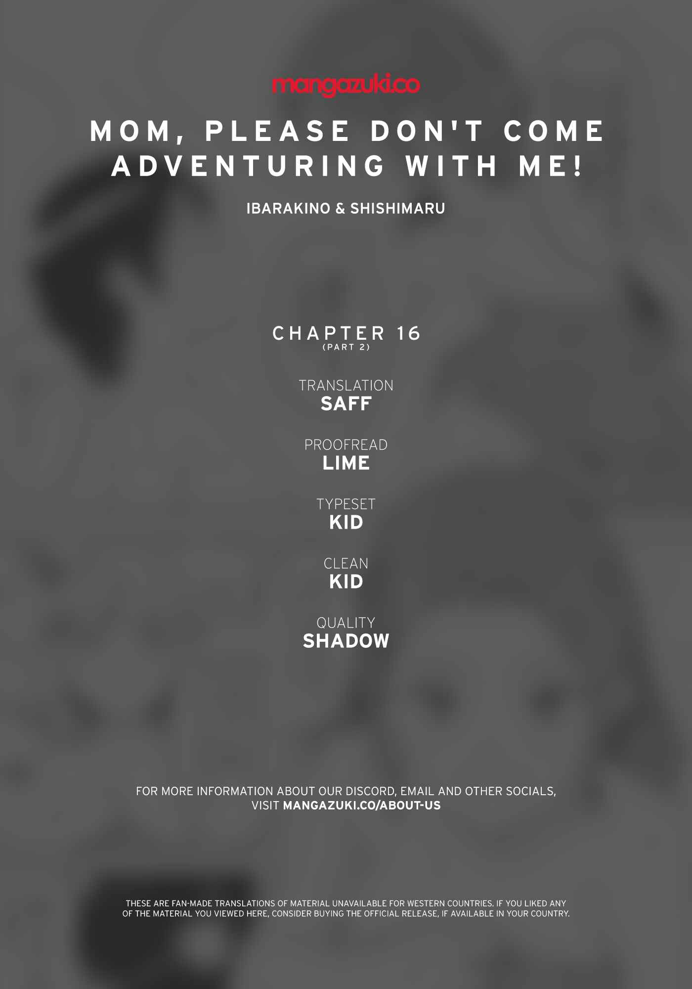 Page 1 Chapter 16.2 I can Go Adventuring by Myself, Mom!: The Son Raised by the Strongest Overprotective Dragon-Mom