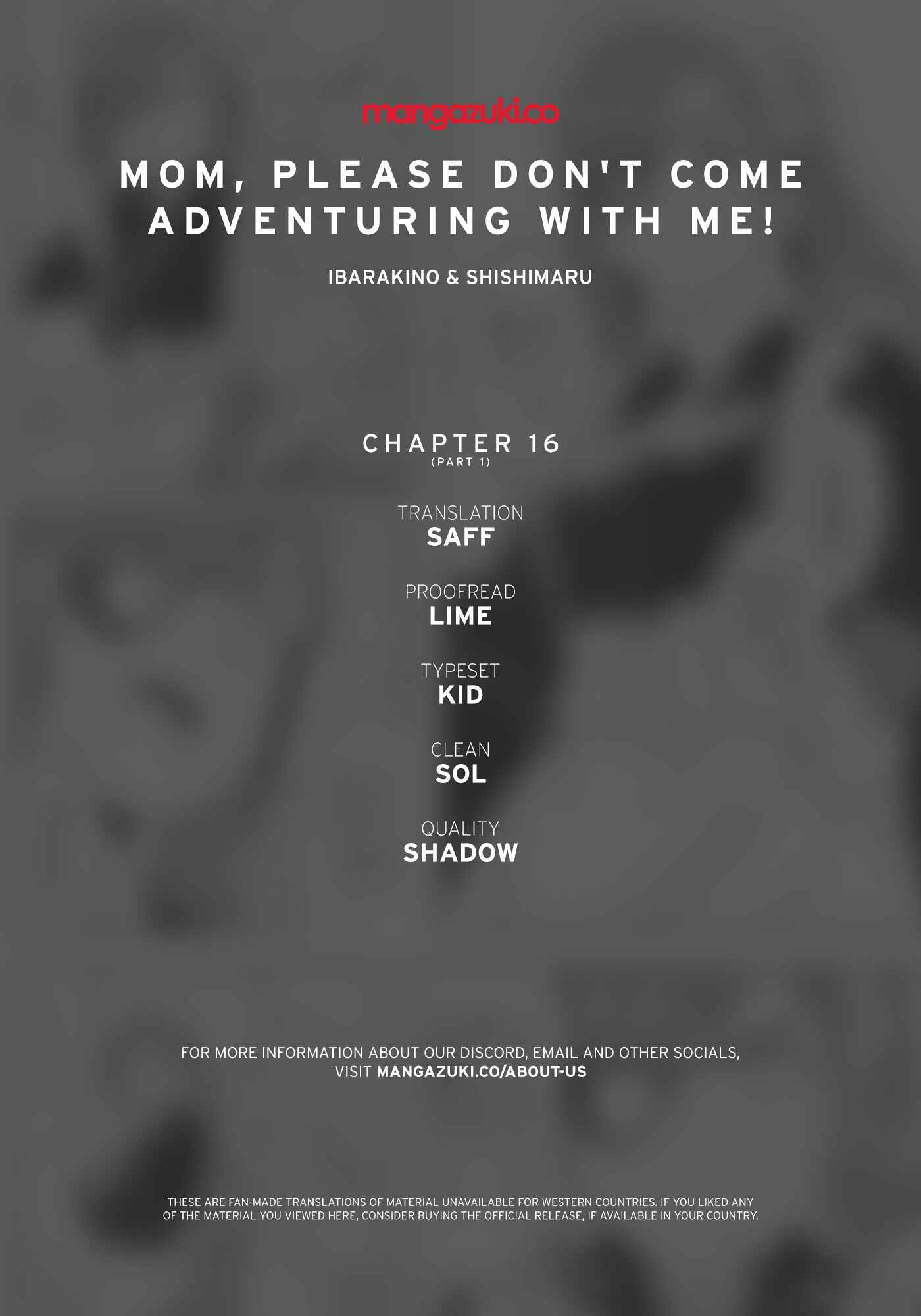 Page 1 Chapter 16.1 I can Go Adventuring by Myself, Mom!: The Son Raised by the Strongest Overprotective Dragon-Mom