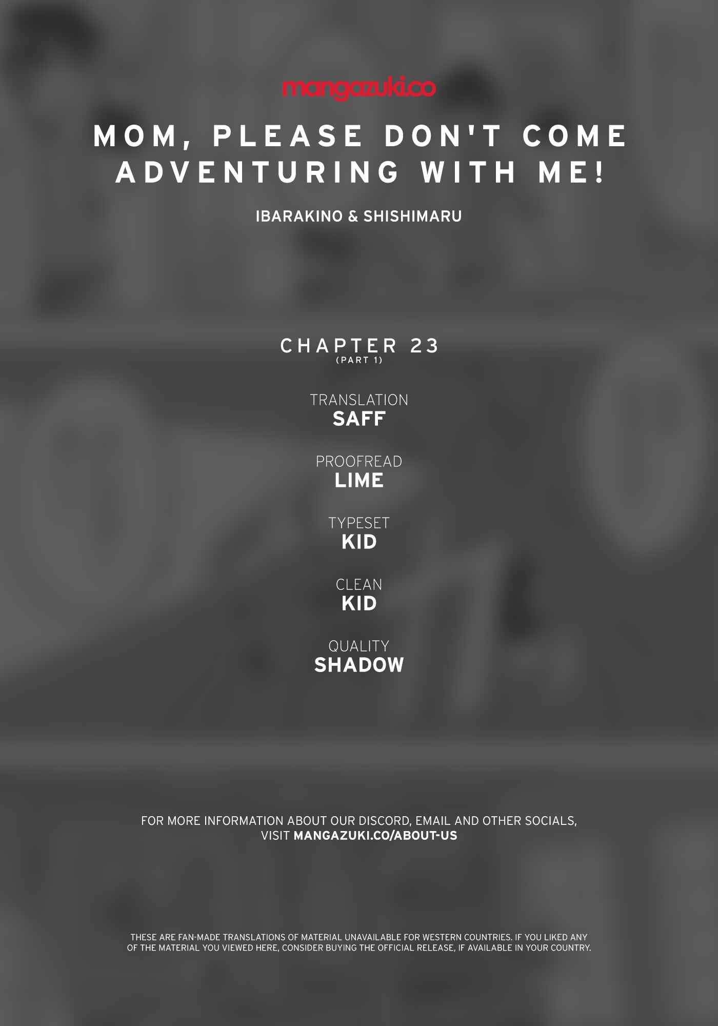 Page 1 Chapter 23.1 I can Go Adventuring by Myself, Mom!: The Son Raised by the Strongest Overprotective Dragon-Mom