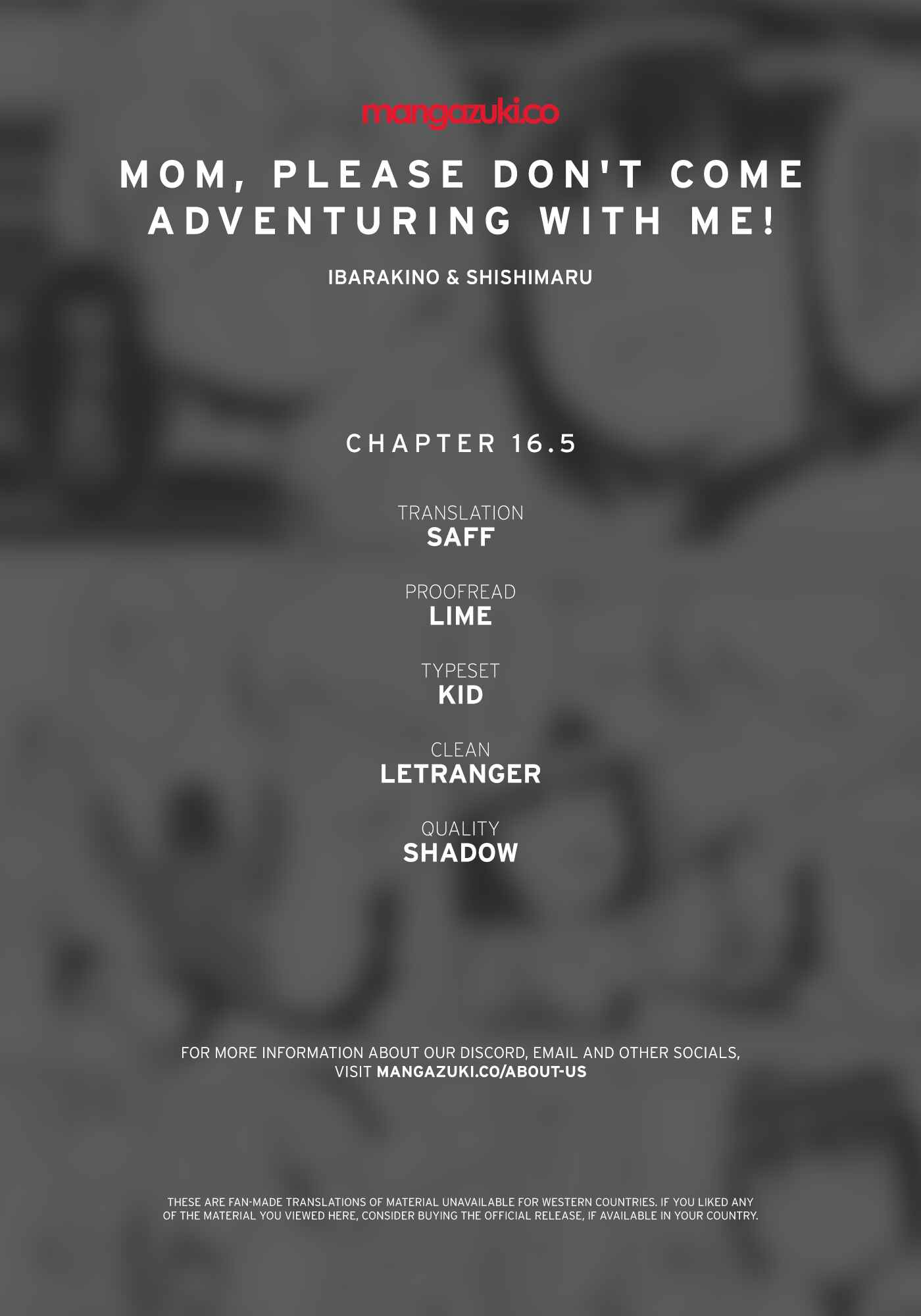 Page 1 Chapter 16.5 I can Go Adventuring by Myself, Mom!: The Son Raised by the Strongest Overprotective Dragon-Mom