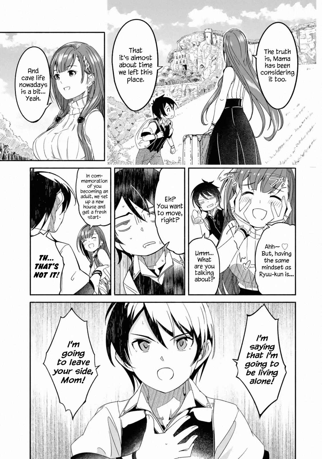 Page 9 Chapter 1.2 I can Go Adventuring by Myself, Mom!: The Son Raised by the Strongest Overprotective Dragon-Mom