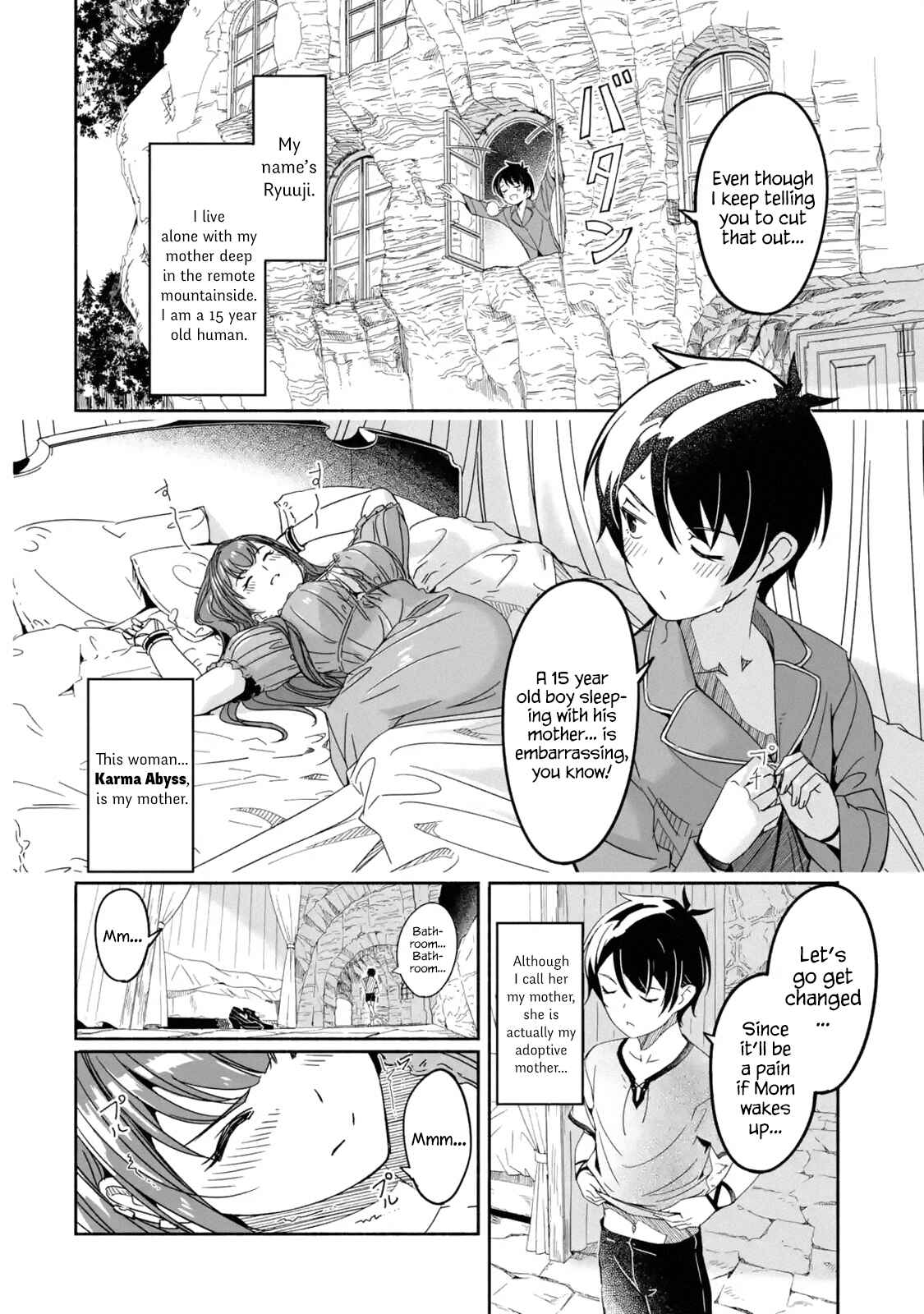Page 6 Chapter 1.1 I can Go Adventuring by Myself, Mom!: The Son Raised by the Strongest Overprotective Dragon-Mom