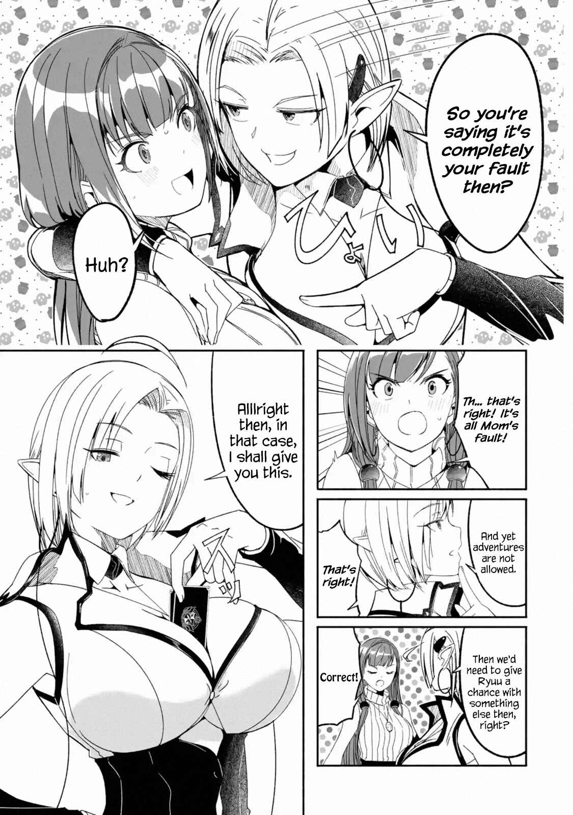 Page 3 Chapter 10.3 I can Go Adventuring by Myself, Mom!: The Son Raised by the Strongest Overprotective Dragon-Mom