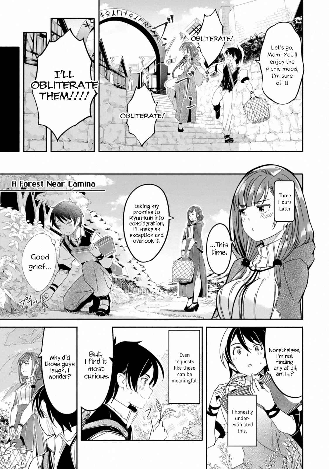 Page 5 Chapter 2.2 I can Go Adventuring by Myself, Mom!: The Son Raised by the Strongest Overprotective Dragon-Mom
