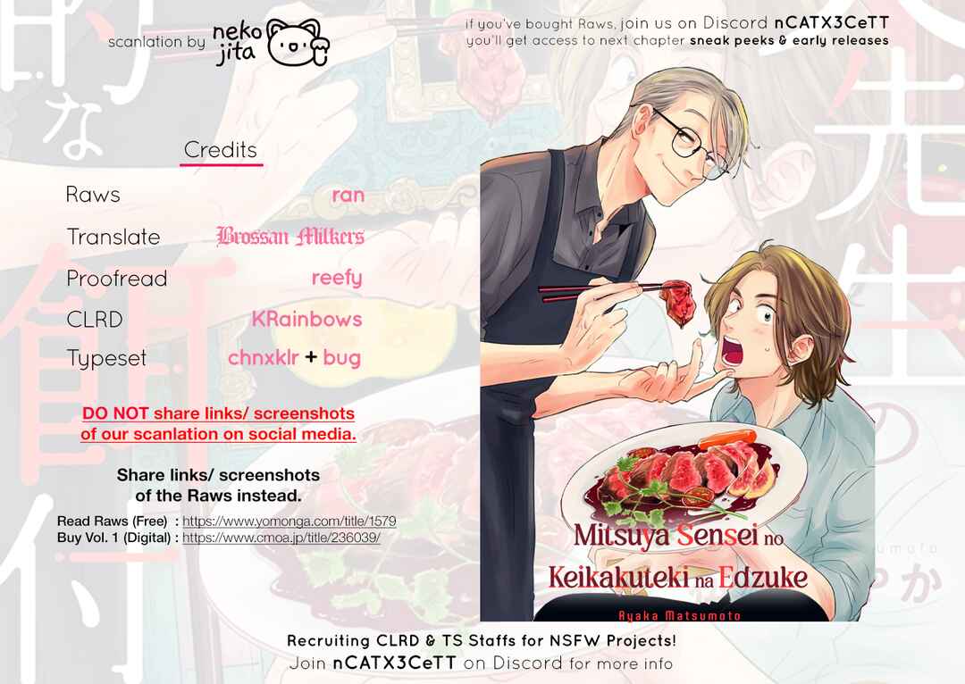 Page 30 Chapter 9 Mitsuya Sensei no Keikakuteki na Edzuke