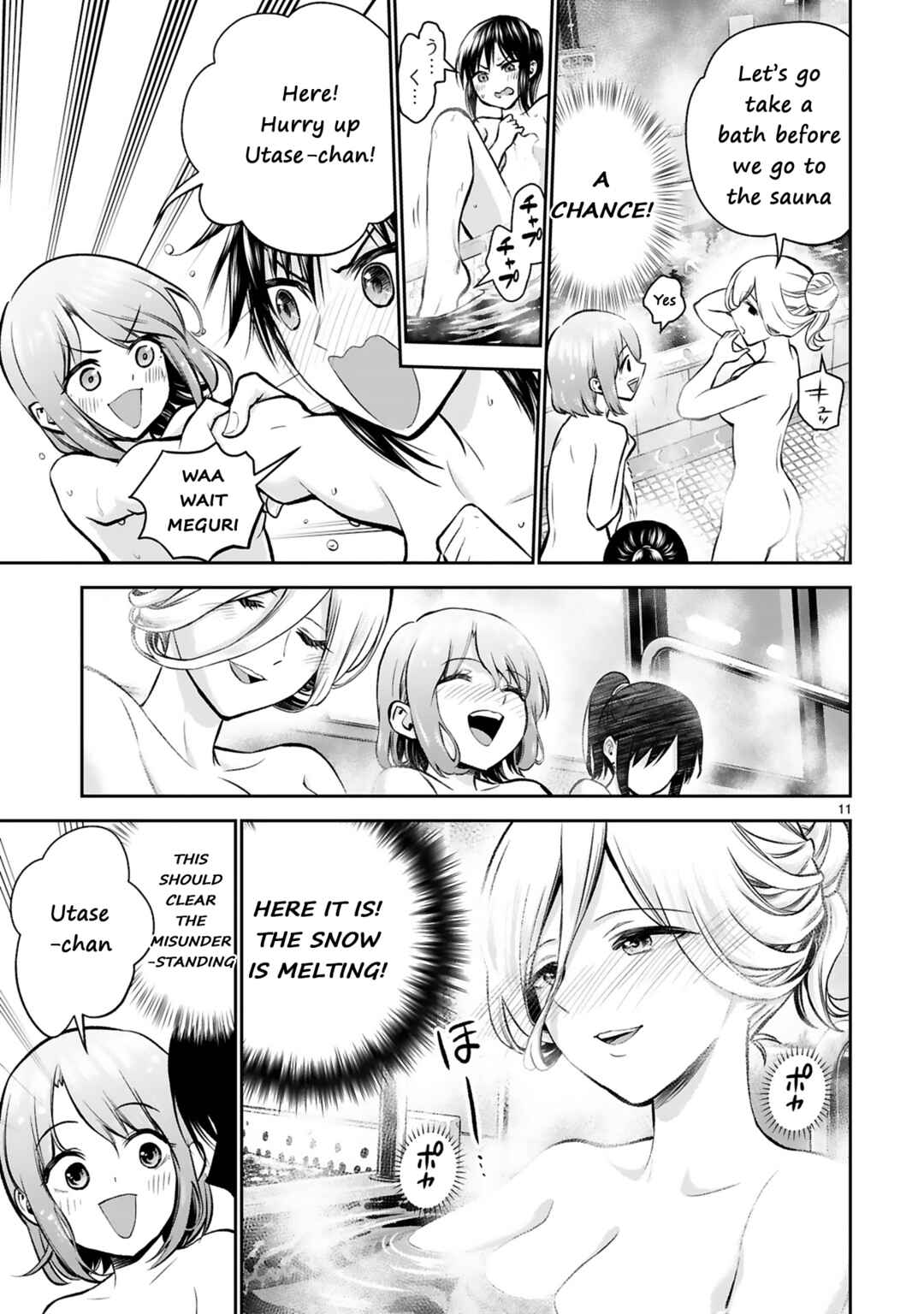 Page 12 Chapter 3 Oyu de Hokorobu Yukime Senpai