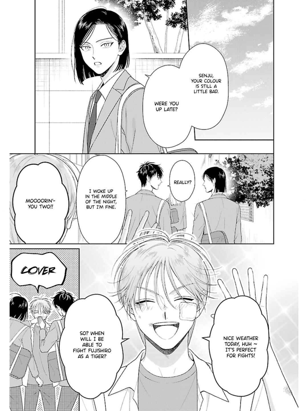 Page 4 Chapter 2 Toratsuki-kaicho, Teawase negaimasu!!