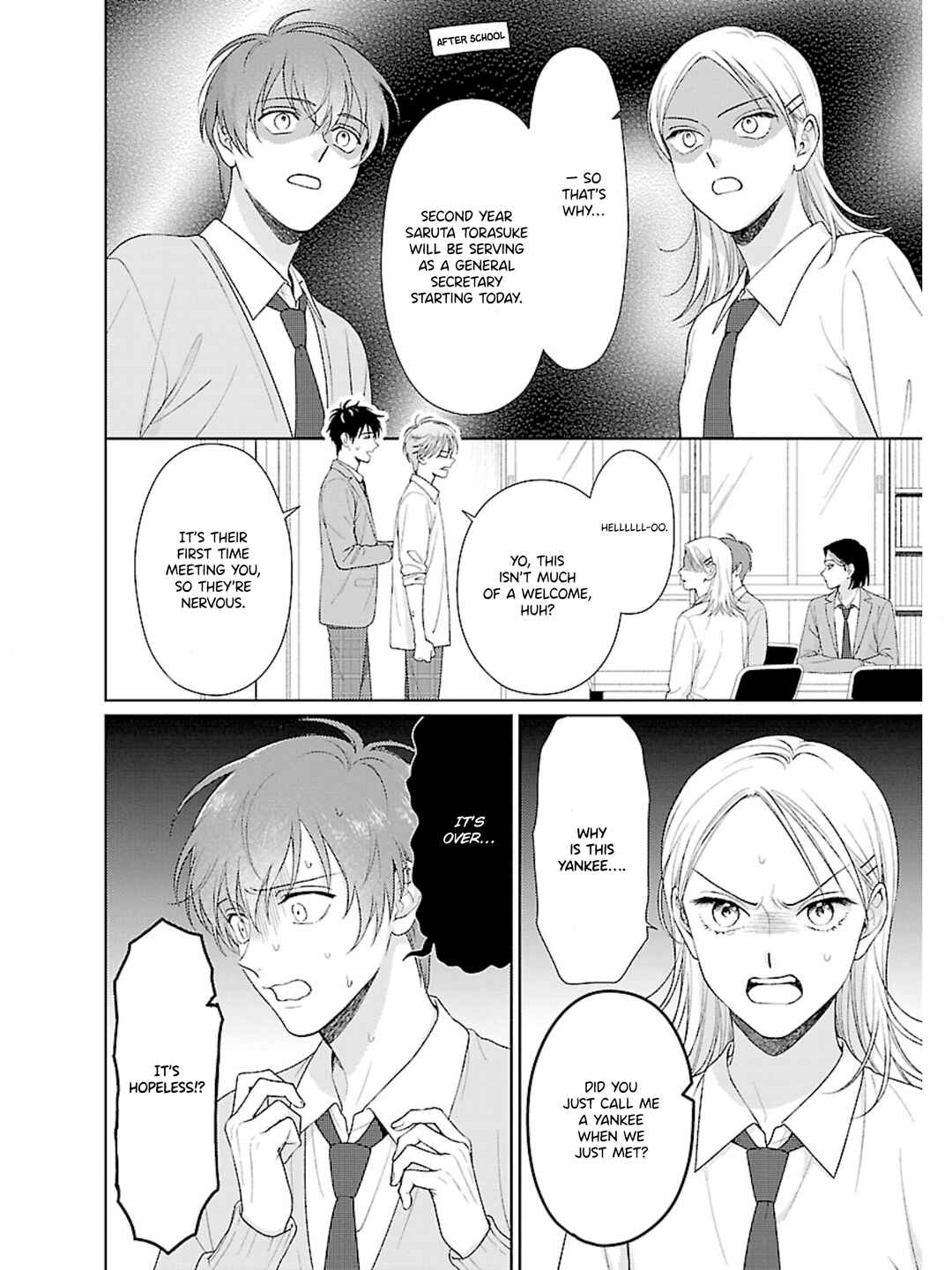 Page 9 Chapter 2 Toratsuki-kaicho, Teawase negaimasu!!
