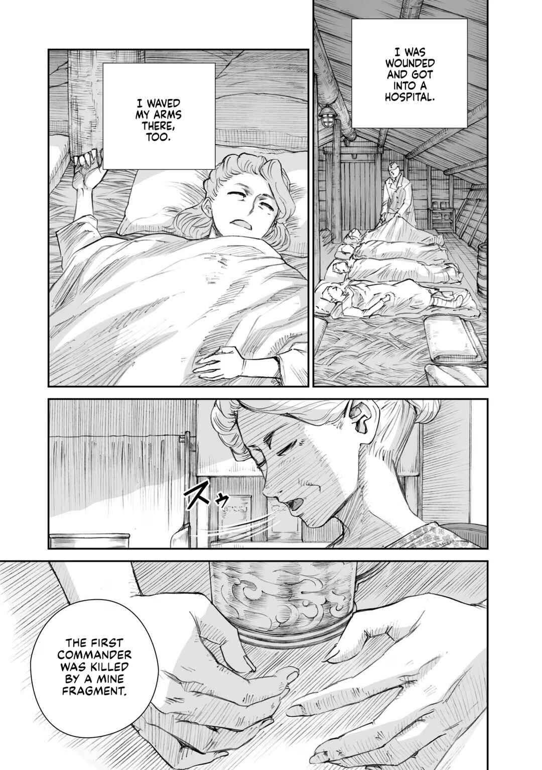 Page 9 Chapter 20.2 Sensou wa Onna no Kao wo Shiteinai