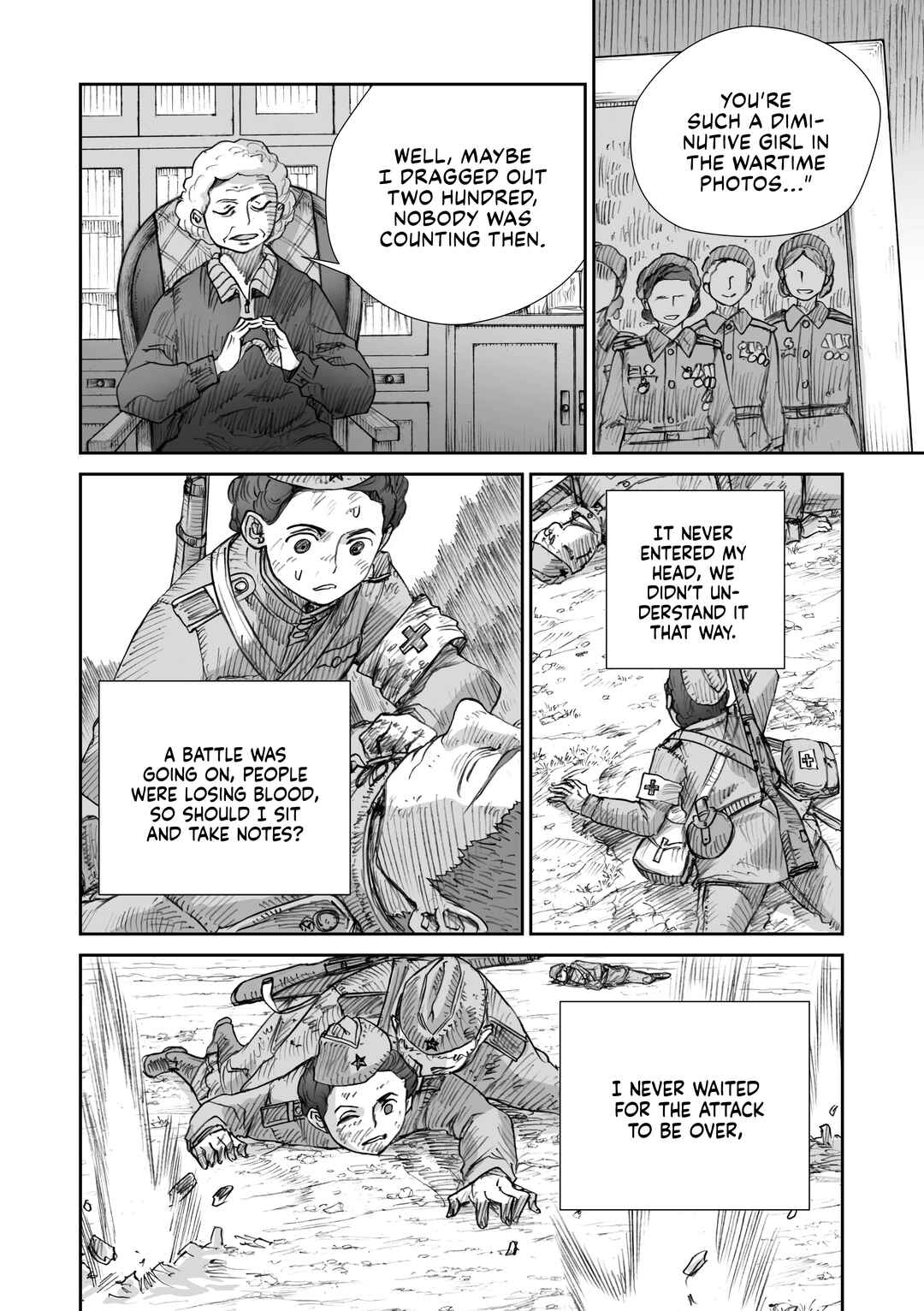 Page 12 Chapter 26.5 Sensou wa Onna no Kao wo Shiteinai