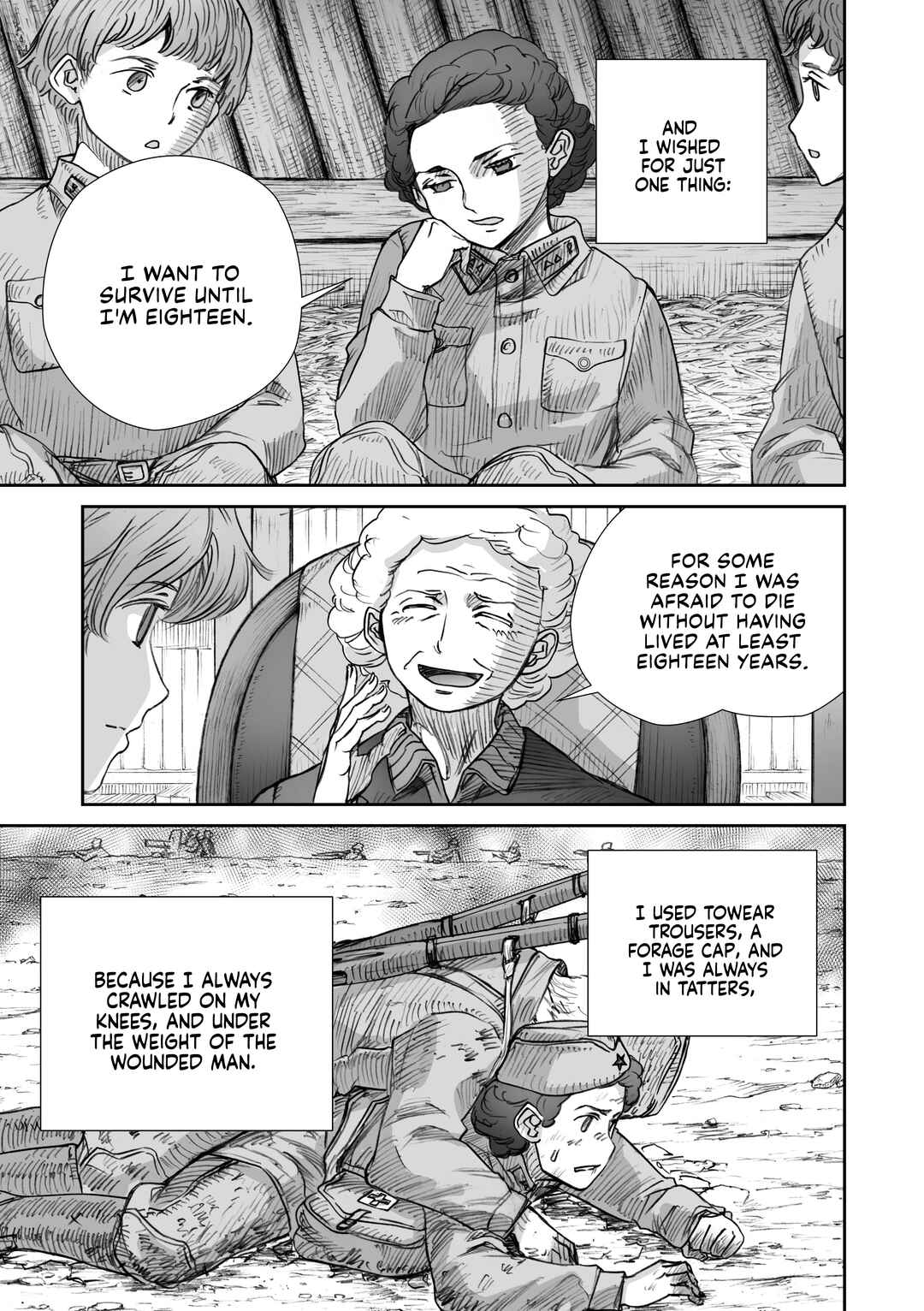 Page 15 Chapter 26.5 Sensou wa Onna no Kao wo Shiteinai