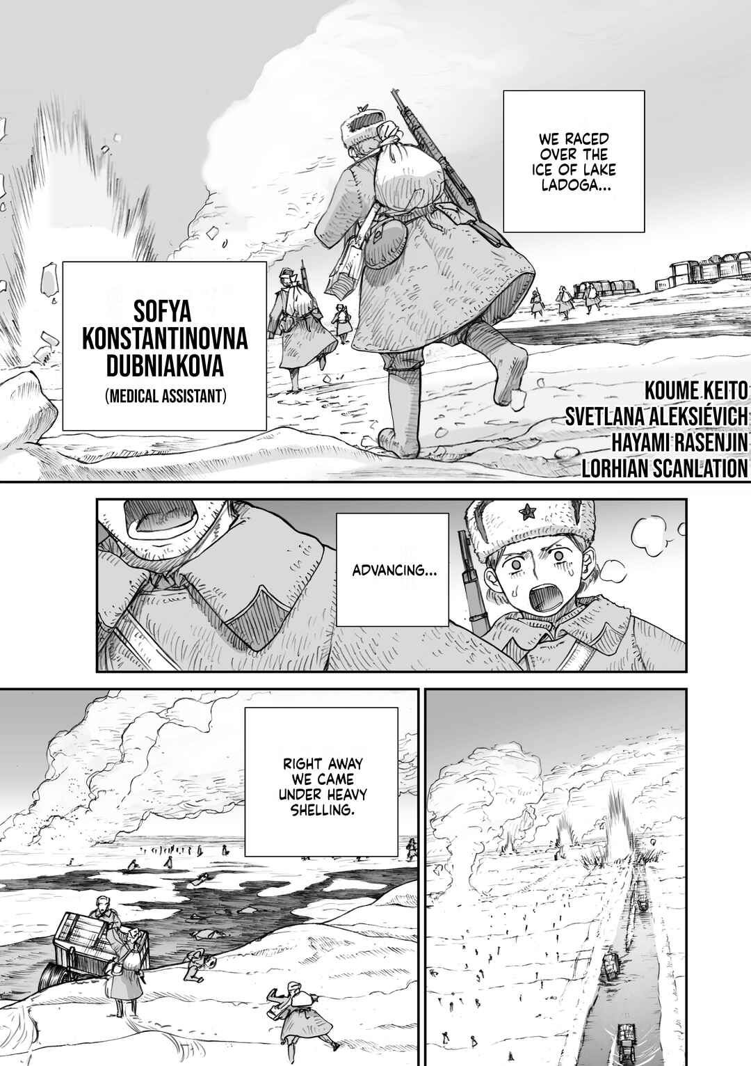 Page 3 Chapter 26.5 Sensou wa Onna no Kao wo Shiteinai