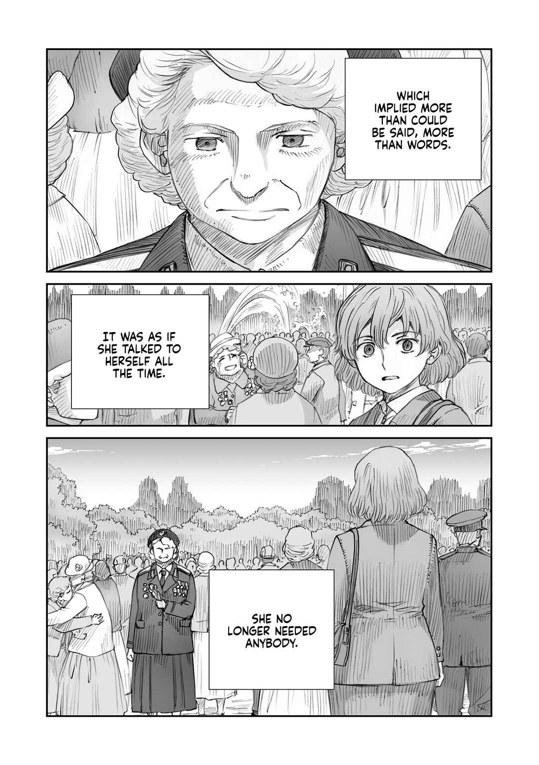 Page 10 Chapter 32 Sensou wa Onna no Kao wo Shiteinai