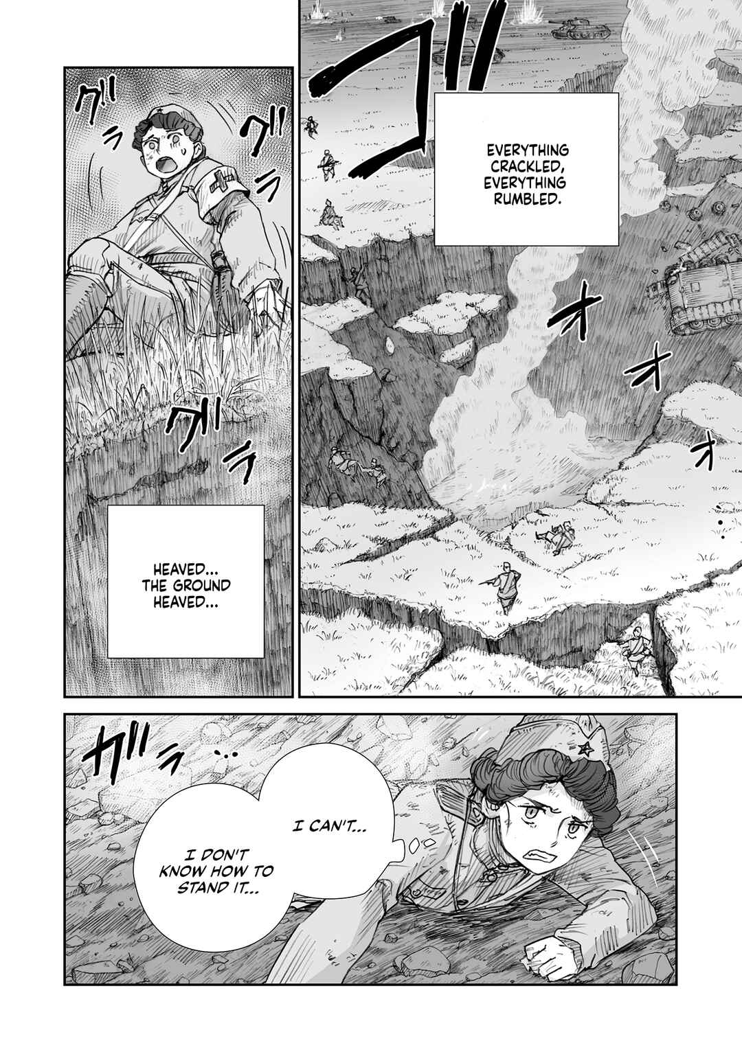 Page 10 Chapter 32.4 Sensou wa Onna no Kao wo Shiteinai