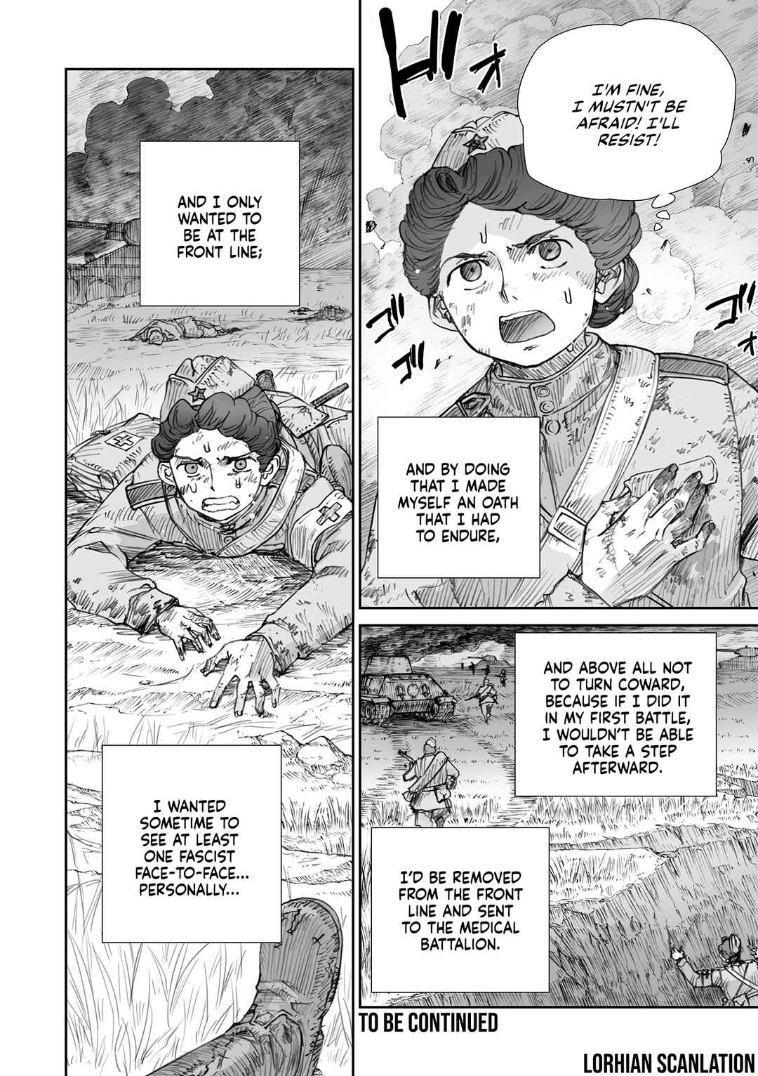 Page 12 Chapter 32.4 Sensou wa Onna no Kao wo Shiteinai