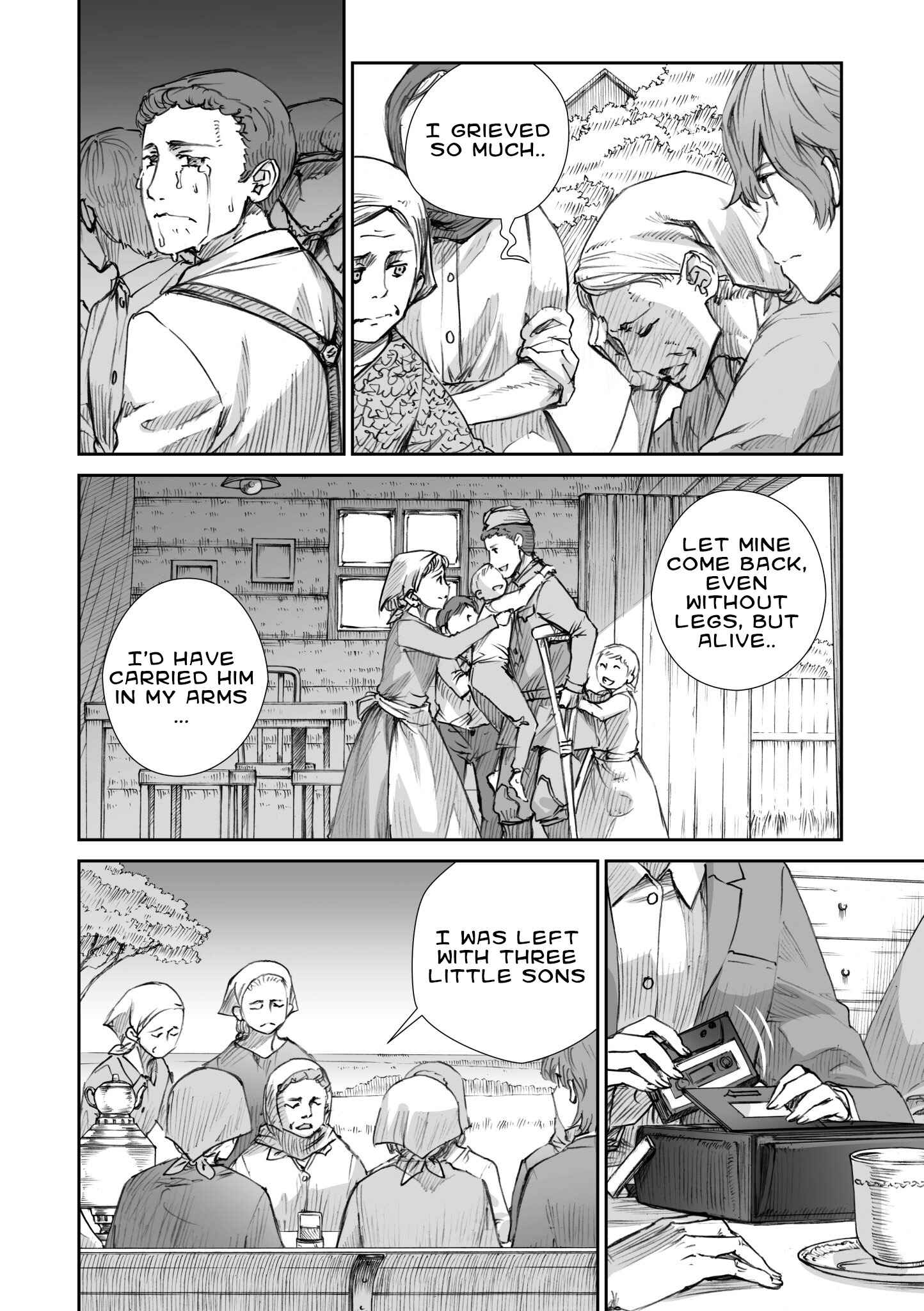Page 12 Chapter 12.2 Sensou wa Onna no Kao wo Shiteinai