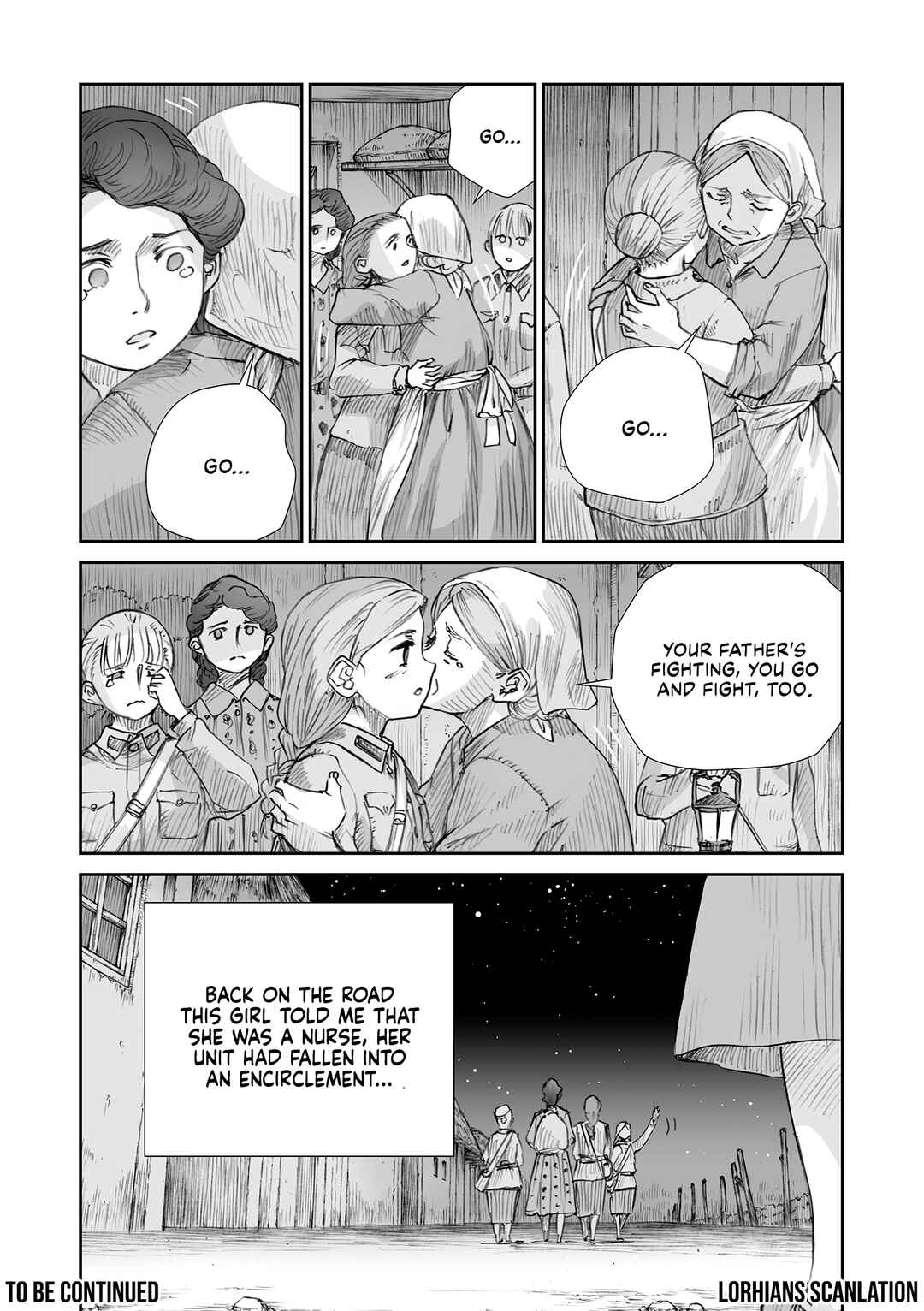 Page 12 Chapter 32.2 Sensou wa Onna no Kao wo Shiteinai