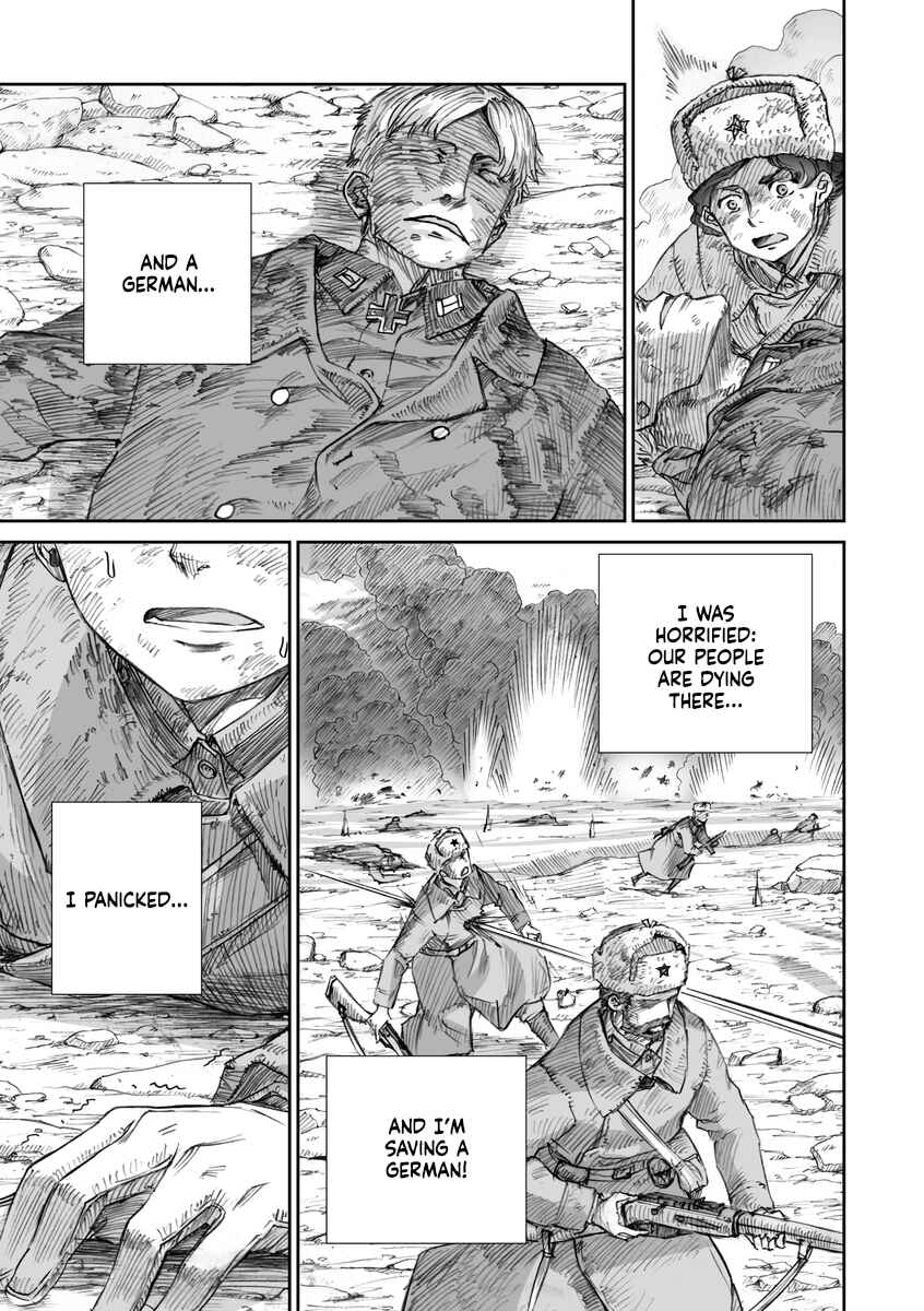 Page 13 Chapter 16.5 Sensou wa Onna no Kao wo Shiteinai
