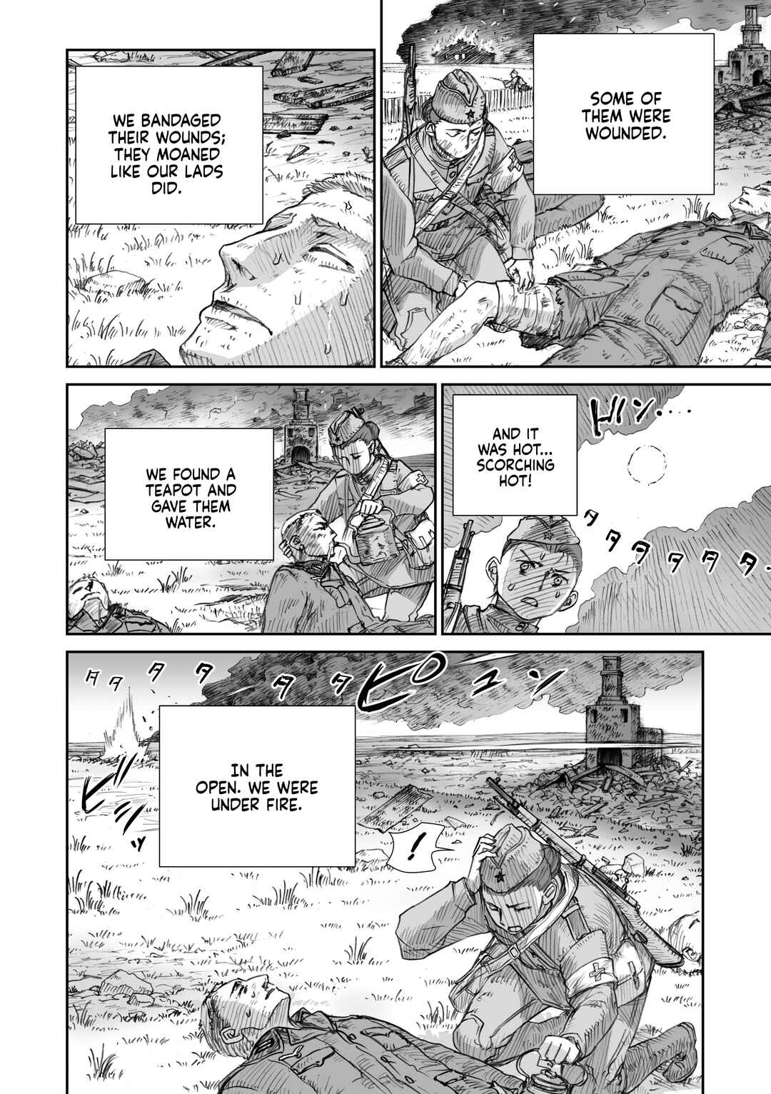 Page 4 Chapter 28 Sensou wa Onna no Kao wo Shiteinai