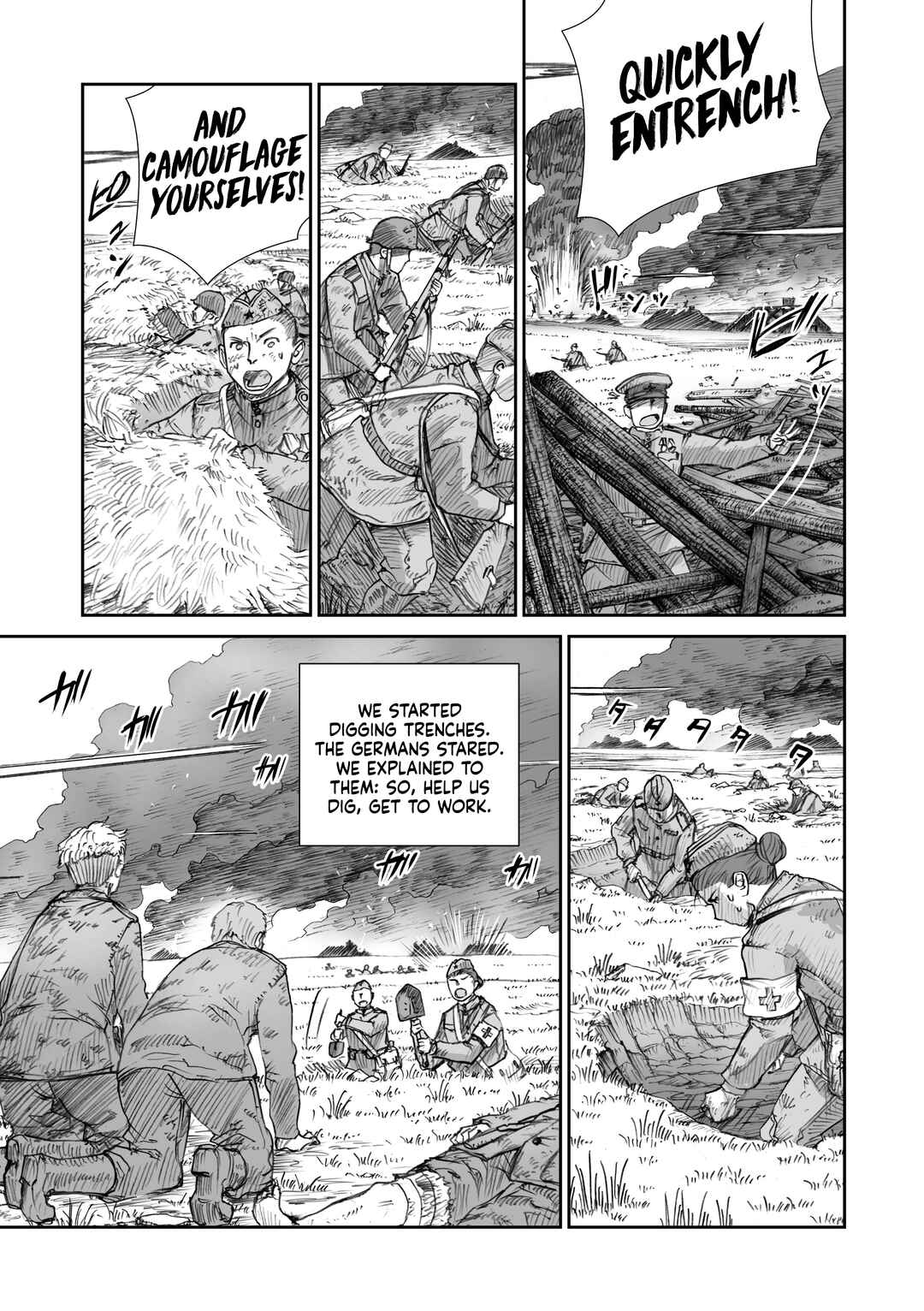 Page 5 Chapter 28 Sensou wa Onna no Kao wo Shiteinai