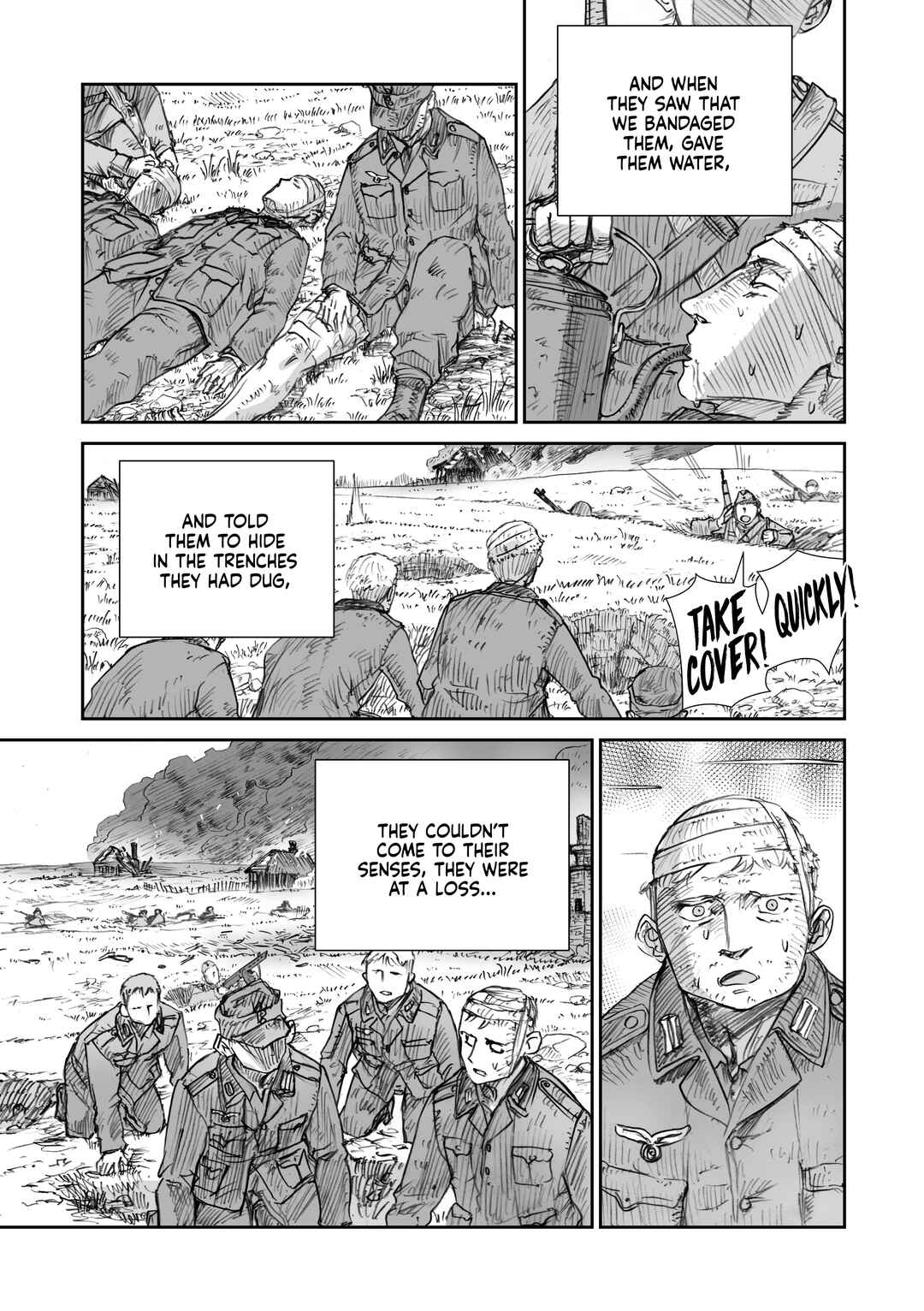 Page 9 Chapter 28 Sensou wa Onna no Kao wo Shiteinai