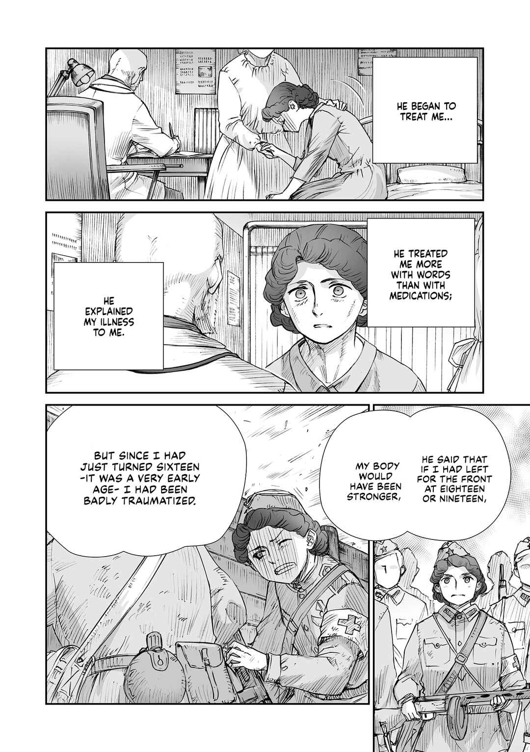 Page 4 Chapter 32.11 Sensou wa Onna no Kao wo Shiteinai