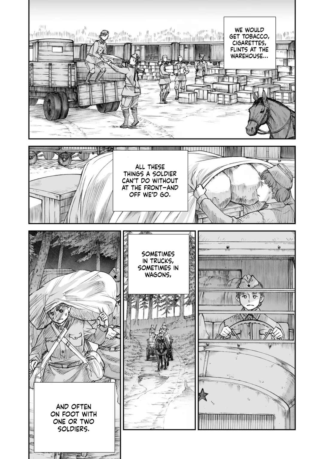 Page 12 Chapter 24.2 Sensou wa Onna no Kao wo Shiteinai