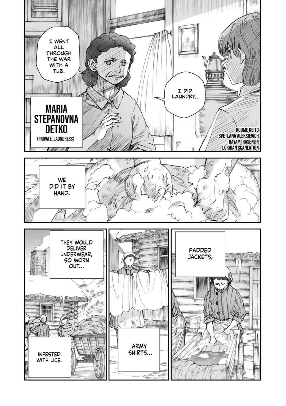 Page 3 Chapter 24.2 Sensou wa Onna no Kao wo Shiteinai
