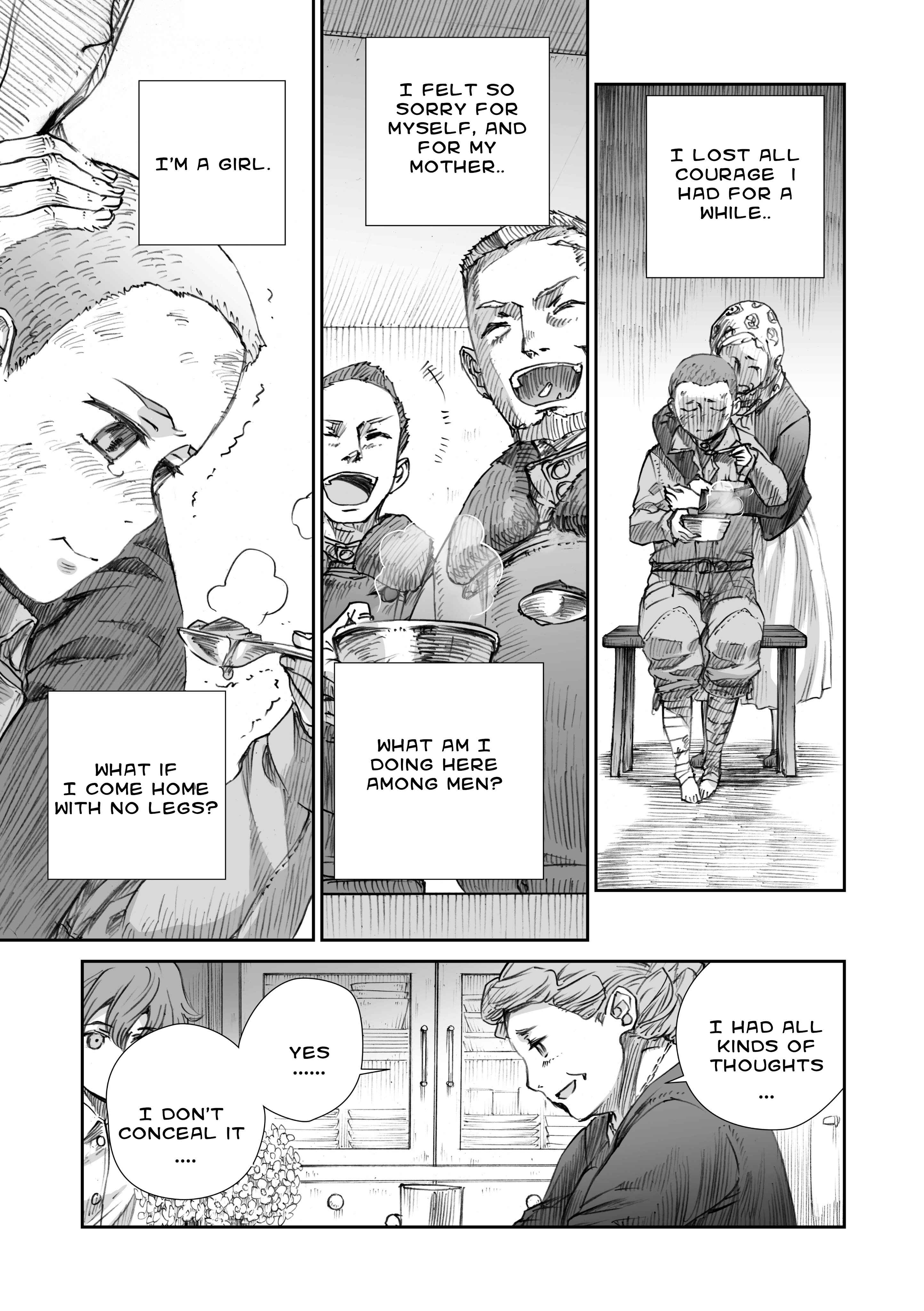 Page 15 Chapter 11.2 Sensou wa Onna no Kao wo Shiteinai
