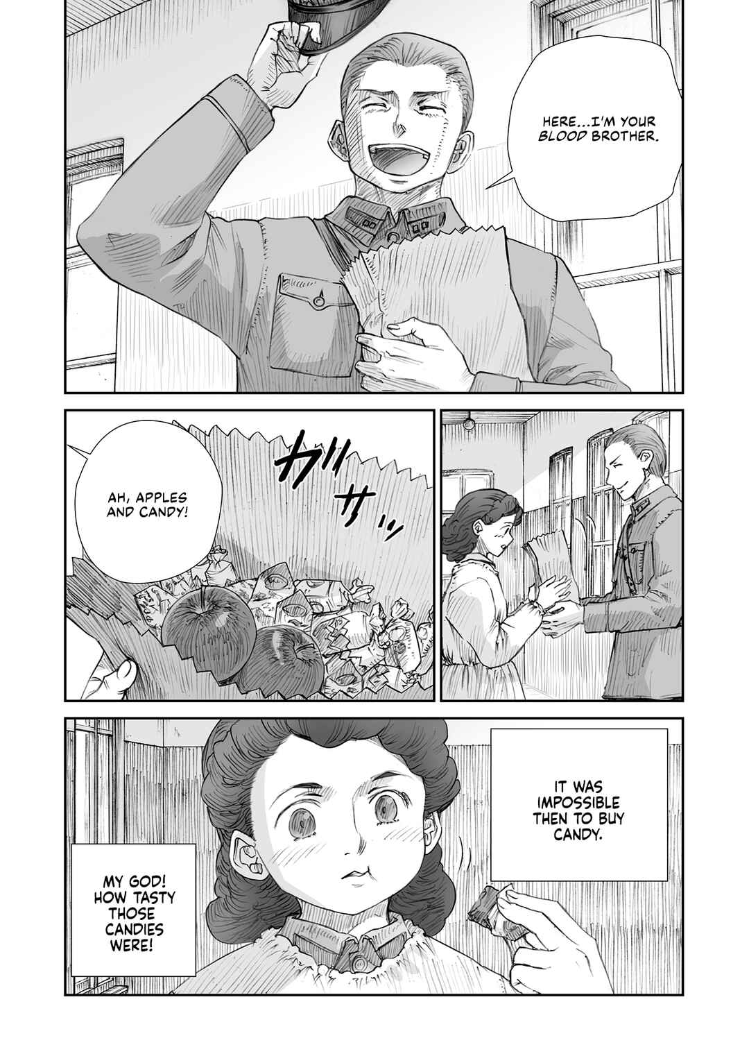 Page 12 Chapter 32.3 Sensou wa Onna no Kao wo Shiteinai