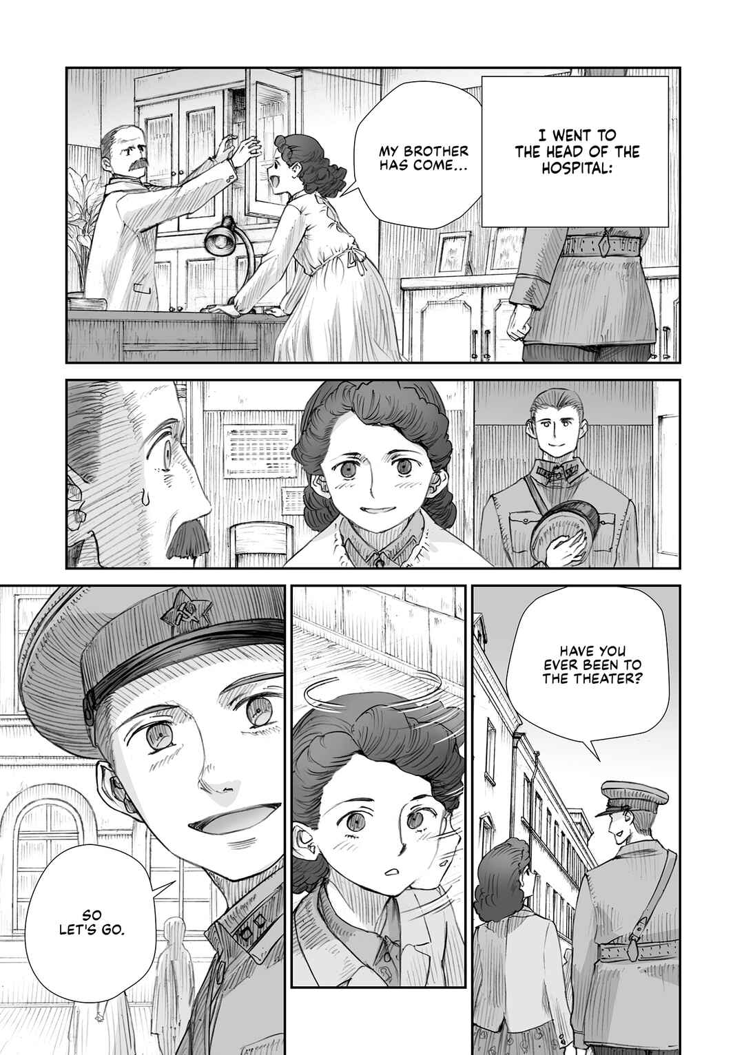 Page 13 Chapter 32.3 Sensou wa Onna no Kao wo Shiteinai