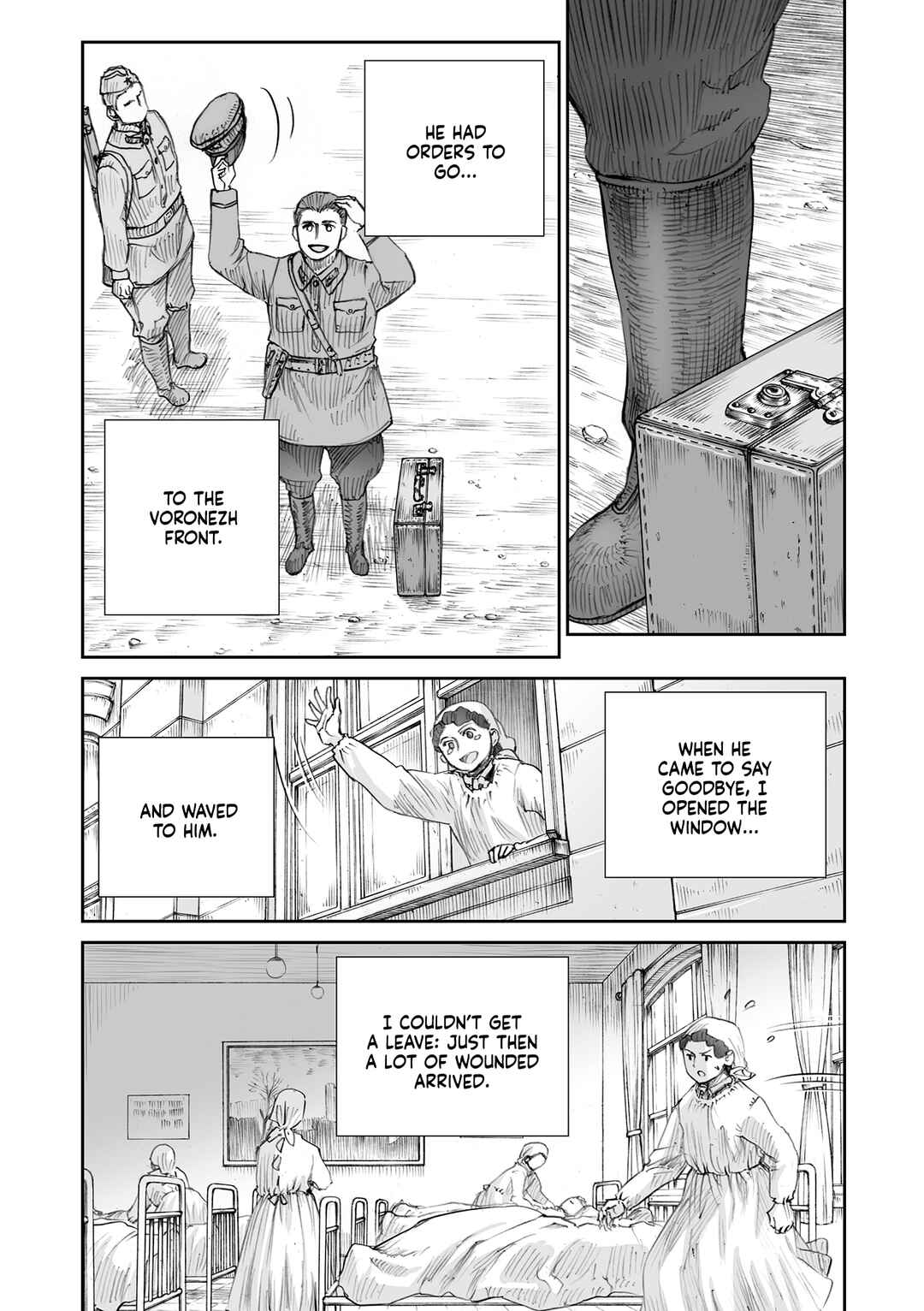 Page 17 Chapter 32.3 Sensou wa Onna no Kao wo Shiteinai