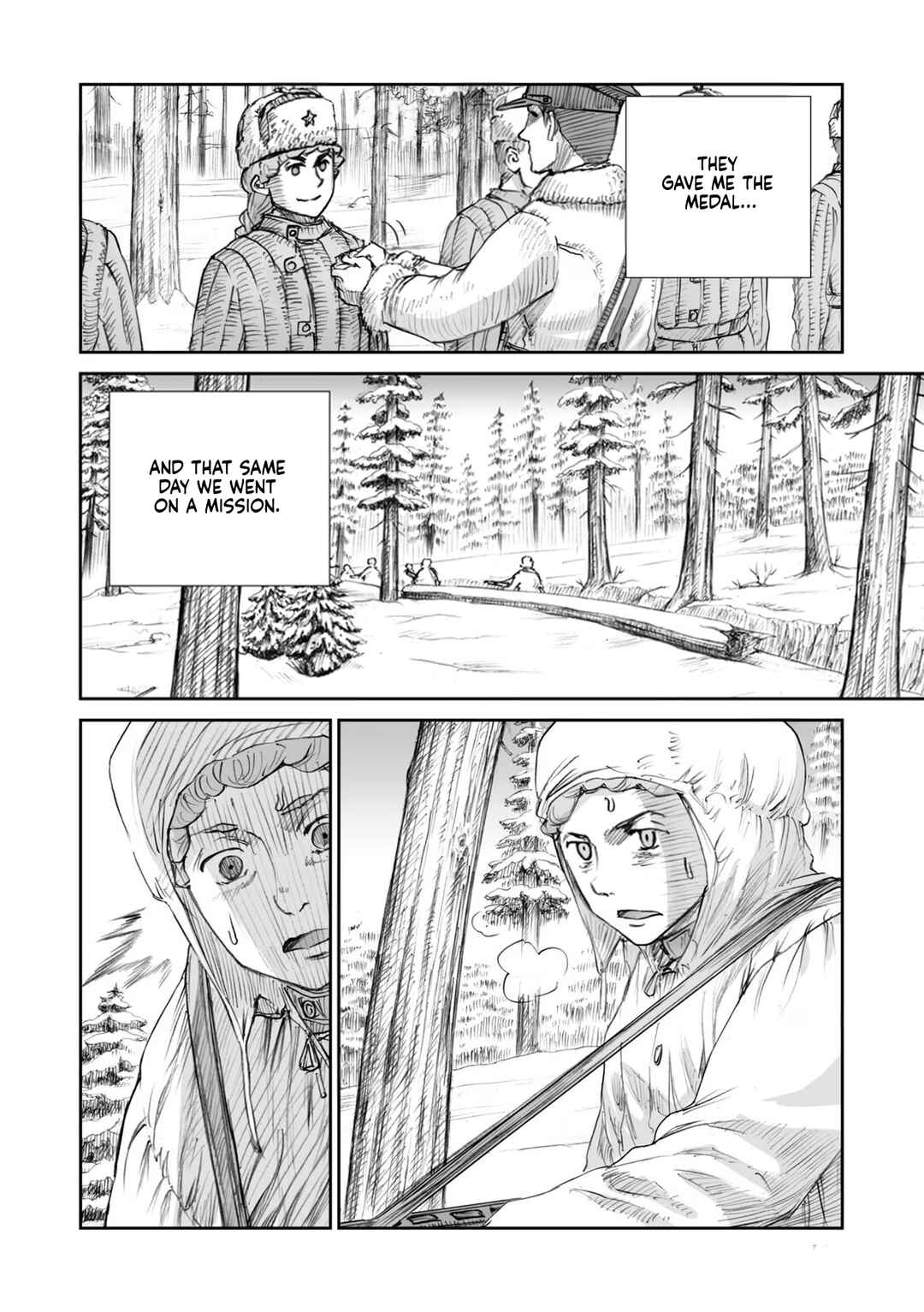 Page 12 Chapter 22.2 Sensou wa Onna no Kao wo Shiteinai