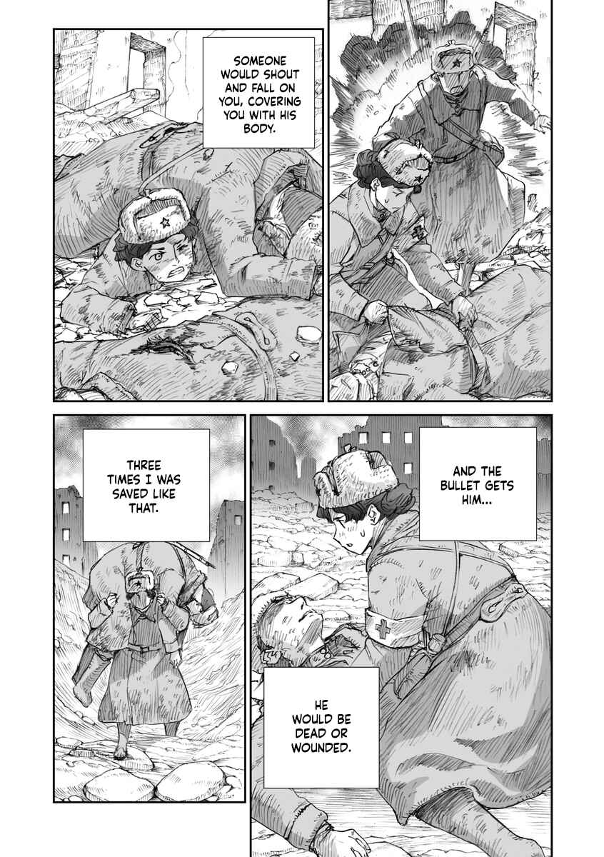 Page 11 Chapter 16.4 Sensou wa Onna no Kao wo Shiteinai