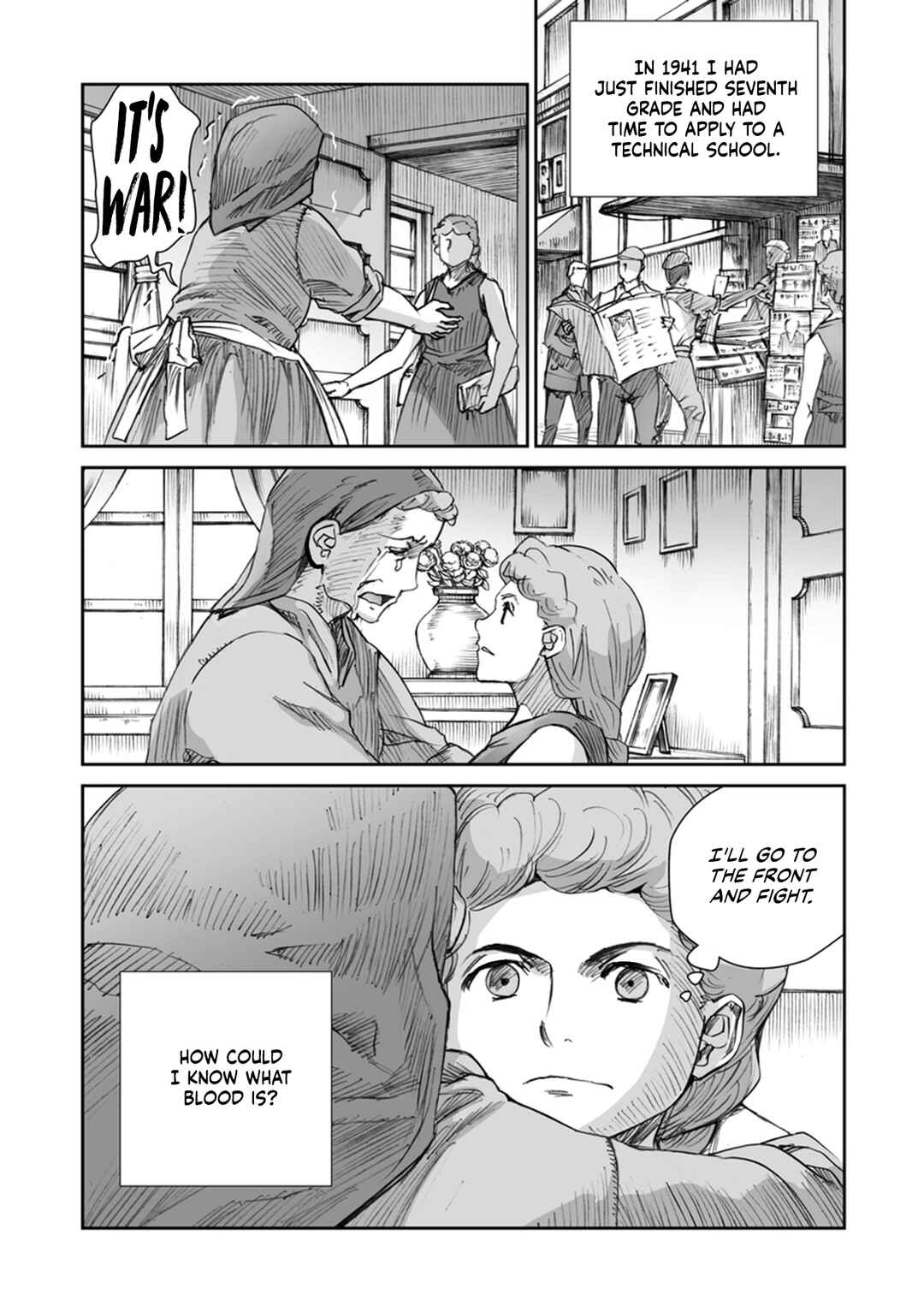 Page 7 Chapter 22 Sensou wa Onna no Kao wo Shiteinai