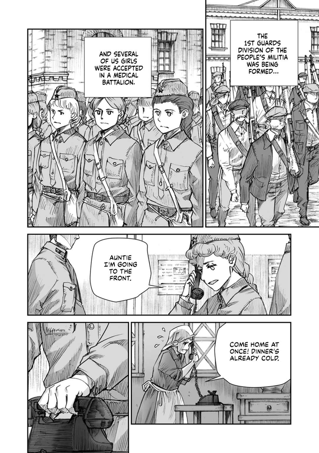 Page 8 Chapter 22 Sensou wa Onna no Kao wo Shiteinai