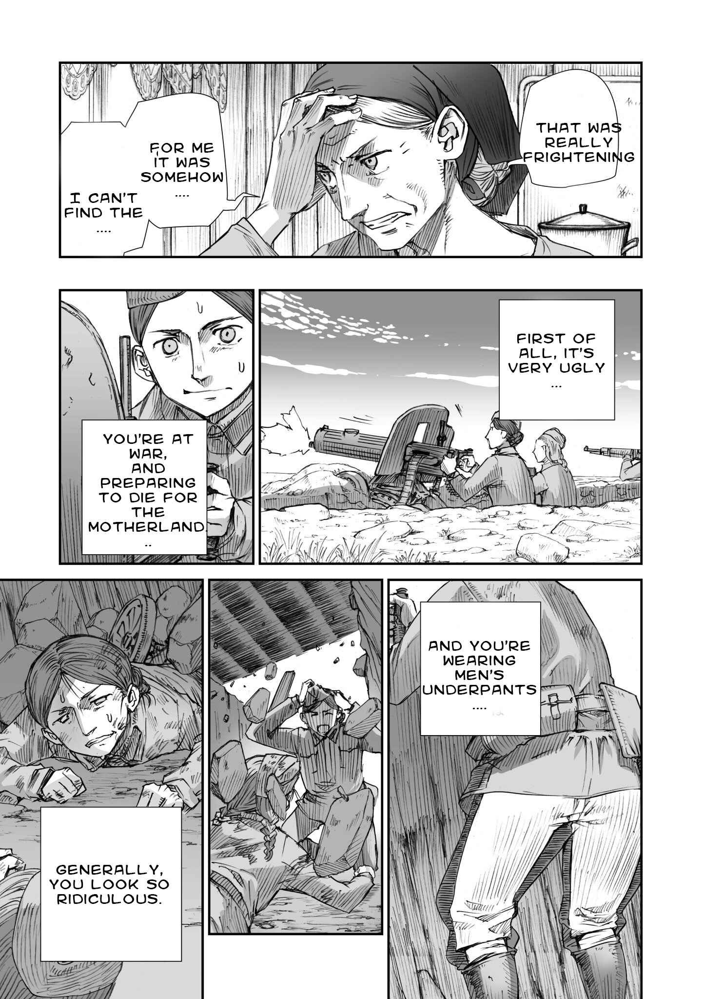 Page 27 Chapter 7 Sensou wa Onna no Kao wo Shiteinai