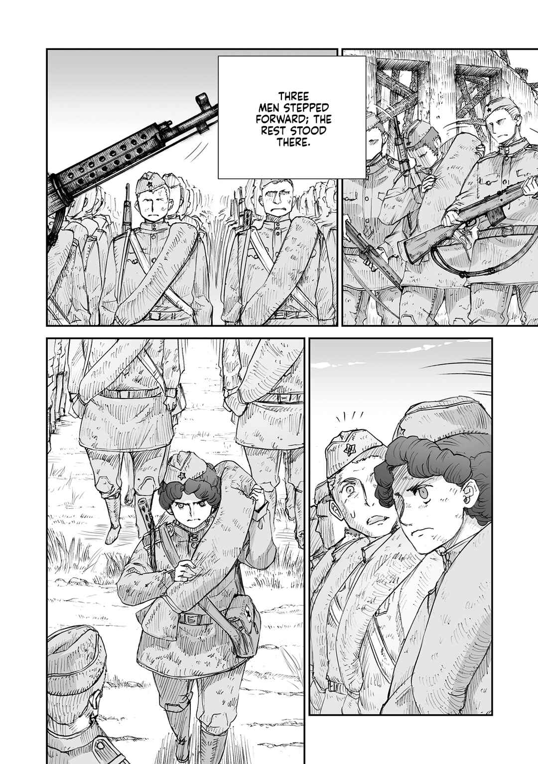 Page 4 Chapter 32.9 Sensou wa Onna no Kao wo Shiteinai
