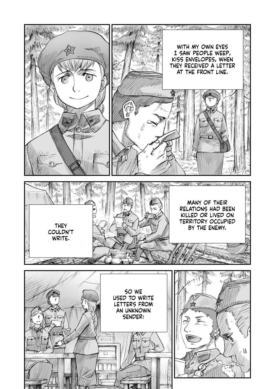 Page 9 Chapter 24.4 Sensou wa Onna no Kao wo Shiteinai
