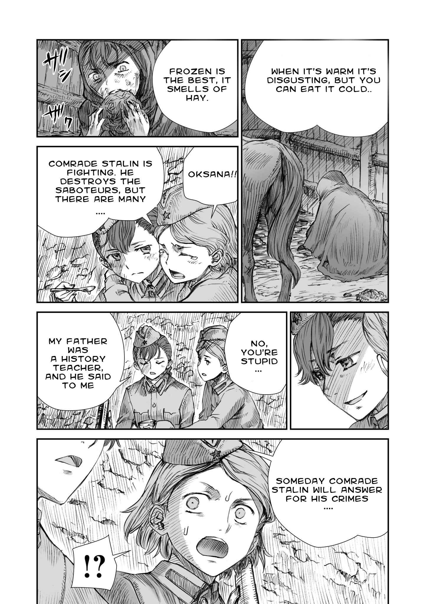 Page 12 Chapter 8 Sensou wa Onna no Kao wo Shiteinai