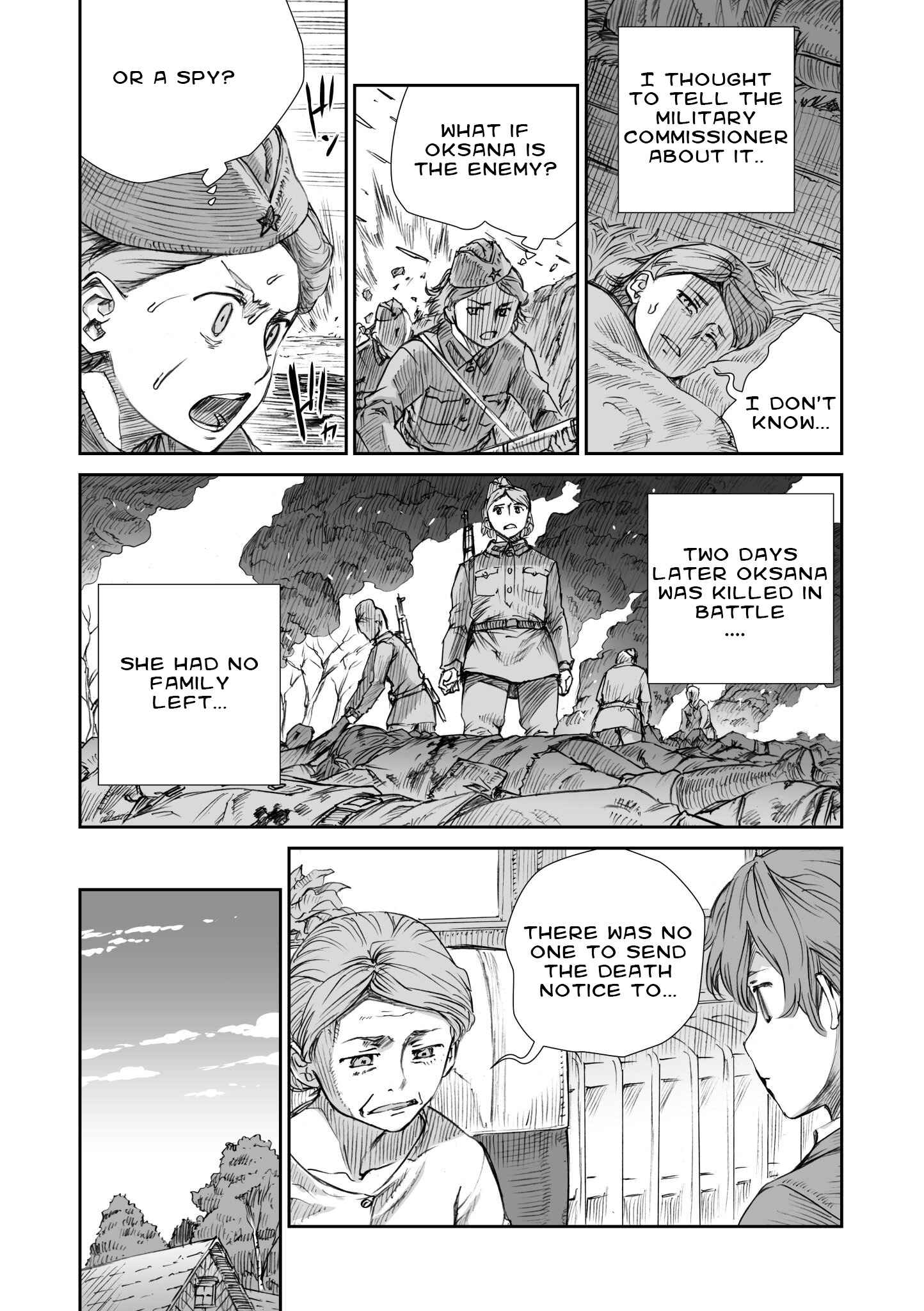 Page 13 Chapter 8 Sensou wa Onna no Kao wo Shiteinai